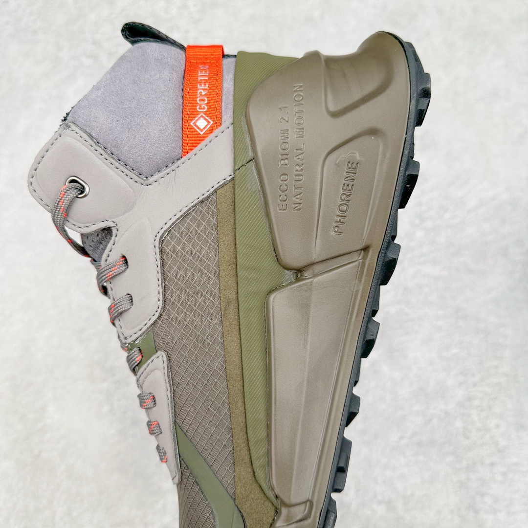 图片[7]-ECCO爱步2024年新款户外鞋防水透气越野跑鞋 健步踪迹系列 鞋面设有GORE-TEX防水薄膜 给你贴心防水保护 防水透气 直接注塑工艺连接鞋面与鞋底 一体成型 合脚稳固 BIOM自然律动科技鞋楦 符合人体工学 长效缓震带来裸足体验 橡胶大底 结合橡胶凸起鞋钉设计 适应多种地形 提供强劲抓地力与耐磨性 稳定支撑 越野无束 尺码：39 40 41 42 43 44（正常码）-选品中心