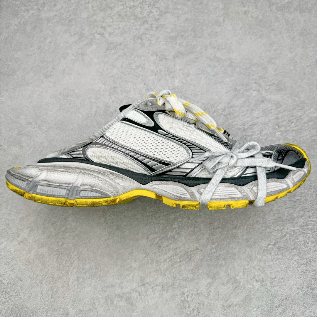 图片[8]-＃XA BALENCIAGA 3XL Sneakers 巴黎世家十代网布系带低帮走秀复古老爹鞋 全套原纸板楦头开发 最原汁原味的灵魂版型 全鞋荧光划线卡点 胶水把控整洁度追求极致完美 每一双都是工艺品 多重QC质检 超越公司货的品控标准 实实在在的免检产品 原盒原配 正确字体电绣 粗细、位置、大小正确 侧边TPU 透气孔匹配意产原版 正确分离大底 TPU软底 原版一致大底LOGO 立体感十足 原厂皮料水洗做旧 采购原厂网纱 不含皮革 网布材料和聚氨酯 磨损效果 鞋头边缘和后帮 Balenciaga 徽标 鞋面和后跟凸印尺码 鞋舌 3XL 橡胶品牌标识和反光细节 鞋帮拉袢和鞋舌拉祥 配反光细节 备用鞋带在鞋履前侧 可在穿着前取下 便于不同造型搭配 正常尺码 尺码：35 36 37 38 39 40 41 42 43 44 45 46-选品中心