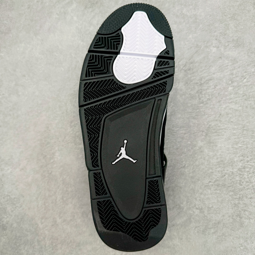 图片[9]-＃DT/R1纯原 Air Jordan AJ4 Retro 白黑雷公 FQ8138-001 原鞋开发原楦原纸板同源开发 完美呈现乔4的版型 内侧正确双色网格 还原细节 原厂皮料 正确气垫颜色 正确网格工艺 正确拉帮工艺 全鞋原装材料制作 原档案原模具打造 支持全方位与正品对比 尺码：40 40.5 41 42 42.5 43 44 44.5 45 46 47.5 48.5-选品中心