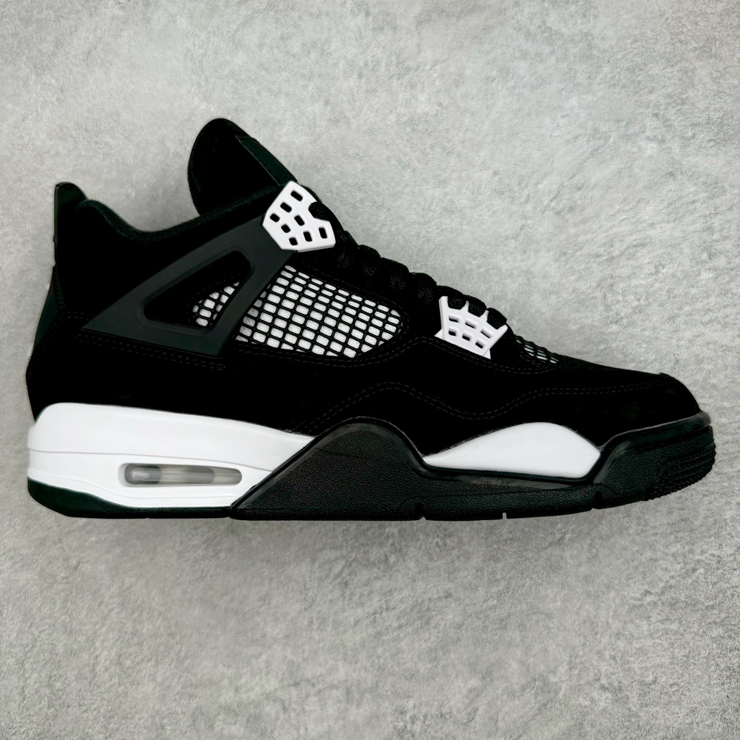 ＃DT/R1纯原 Air Jordan AJ4 Retro 白黑雷公 FQ8138-001 原鞋开发原楦原纸板同源开发 完美呈现乔4的版型 内侧正确双色网格 还原细节 原厂皮料 正确气垫颜色 正确网格工艺 正确拉帮工艺 全鞋原装材料制作 原档案原模具打造 支持全方位与正品对比 尺码：40 40.5 41 42 42.5 43 44 44.5 45 46 47.5 48.5-选品中心