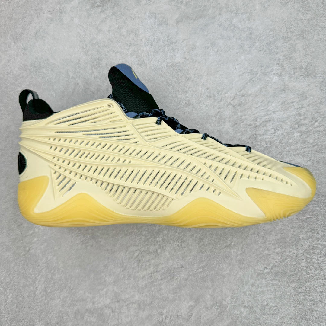 ＃纯原新品 AD Anthony Edwards A.E. 2 \\\”华子二代\\\” 安东尼·爱德华兹签名实战减震防滑耐磨高帮篮球鞋 JI4511 球鞋的整体设计非常复古 也可以理解为并不是目前篮球鞋的设计趋势 AE2流线简约的设计 也是让其非常具有辨识度 袜套与「蚁巢」组成的鞋身 在保证透气效果的同时 搭配鞋带更能带来相当出色的鞋脚一体性 中底自然还是搭载着AD的当家科技并经由外层 TPU 包裹 将软、弹和支撑性同时兼顾 尺码：40 40.5 41 42 42.5 43 44 44.5 45 46-选品中心