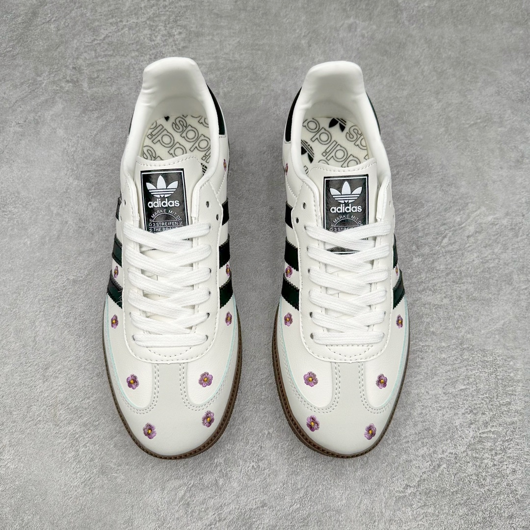 图片[2]-AD Original Samba OG 复古经典轻便板鞋 IF4398 这款桑巴鞋展示了高质量的工艺 带有装饰的超锁缝制和无缝的手感 柔软、柔软的皮革造型和标志性的3条纹完成了精致的外观 正规合身鞋带 鞋面上有绒面鞋垫 橡胶鞋底 享受正畸套筒软感 自50年代首次亮相以来就一直在赢得粉丝的青睐 尺码：36 36.5 37.5 38 38.5 39 40 40.5 41 42 42.5 43 44 44.5 45-选品中心