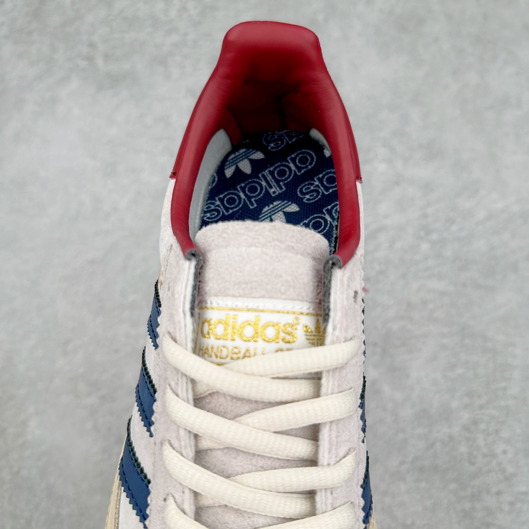 图片[5]-AD Originals Handball SPZL 手球运动员系列百搭休闲运动板鞋 IF3742 这款来自阿迪达斯的这款HANDBALL SPZL前身是一双手球运动鞋，这一次拿来复刻，所以鞋面的主要色彩选用了黑色， 鞋面外侧除了Spezial字母之外还有三叶草标志。Handball SPZL作为复古手球训练鞋与作为室内足球鞋的Samba有着异曲同工之处，但是质感更为出众的鞋身以及丰富的配色选择比起Samba来讲可以说是更胜一筹了！尺码：36 36⅔ 37⅓ 38 38⅔ 39⅓ 40 40⅔ 41⅓ 42 42⅔ 43⅓ 44 45-选品中心