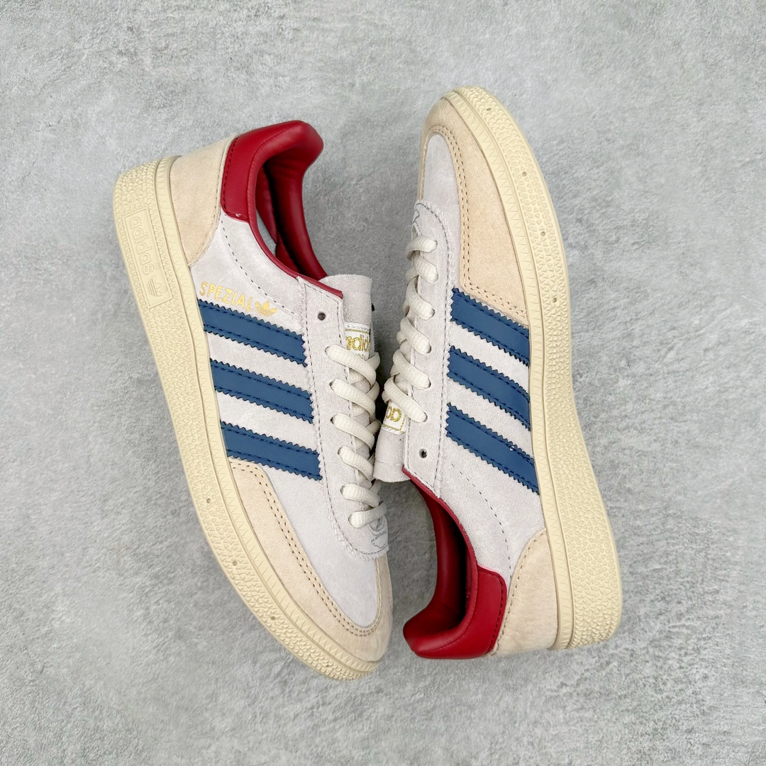 图片[3]-AD Originals Handball SPZL 手球运动员系列百搭休闲运动板鞋 IF3742 这款来自阿迪达斯的这款HANDBALL SPZL前身是一双手球运动鞋，这一次拿来复刻，所以鞋面的主要色彩选用了黑色， 鞋面外侧除了Spezial字母之外还有三叶草标志。Handball SPZL作为复古手球训练鞋与作为室内足球鞋的Samba有着异曲同工之处，但是质感更为出众的鞋身以及丰富的配色选择比起Samba来讲可以说是更胜一筹了！尺码：36 36⅔ 37⅓ 38 38⅔ 39⅓ 40 40⅔ 41⅓ 42 42⅔ 43⅓ 44 45-选品中心