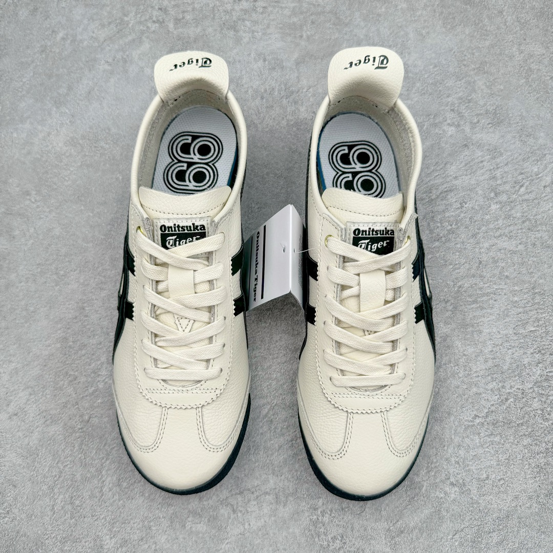 图片[2]-＃MOK Asics Onitsuka Tiger MEXICO 66 亚瑟士鬼冢虎复古经典板鞋 市场最强版本 每个配色均购入原鞋校对 真正原厂头层牛皮 如假包赔 纹路、色泽、皮心颜色 质感百分百还原 海外订单工厂出品 超成熟稳定的做工品控 原装全套纸板楦头开发 原汁原味 完美呈现版型 私模正确鞋底咬花纹路 一比一鞋头弧度高度鞋身弧度 绝不口嗨 细节品控鞋型随意秒杀市面 原档咬花纹路私模大底 一个单元有六个三角形 总体形拼接呈现花瓣状 官方四联吊牌 原装Ortholite轻量化鞋垫 原盒原配 质保卡 说明书 钢印防尘纸 纸板中底带钢印 乳胶组合鞋垫 支持全方位的对比专柜 产品从款式颜色造型上体现出追求舒适和细节的完美 鞋类更是推崇手工制作的严谨与完美 融舒适性与可穿性的设计风格 注重细节的完美和别致魅力 既保持稳重 又不失轻松的时尚感 尺码：35 36 37 37.5 38 39 39.5 40 40.5 41.5 42 42.5 43.5 44 45 46-选品中心