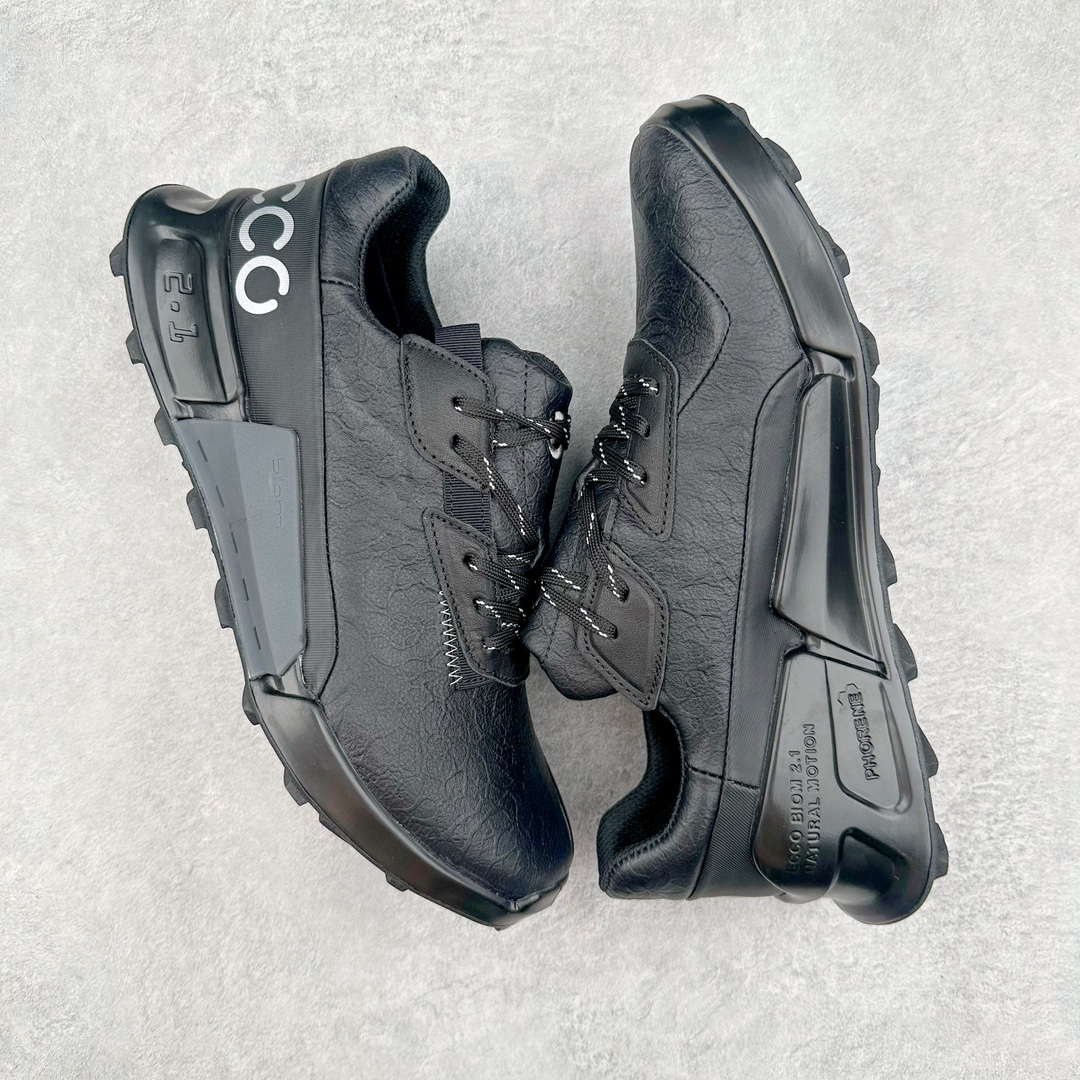 图片[3]-ECCO爱步2024年新款户外鞋防水透气越野跑鞋 健步踪迹系列 鞋面设有GORE-TEX防水薄膜 给你贴心防水保护 防水透气 直接注塑工艺连接鞋面与鞋底 一体成型 合脚稳固 BIOM自然律动科技鞋楦 符合人体工学 长效缓震带来裸足体验 橡胶大底 结合橡胶凸起鞋钉设计 适应多种地形 提供强劲抓地力与耐磨性 稳定支撑 越野无束 尺码：39 40 41 42 43 44（正常码）-选品中心