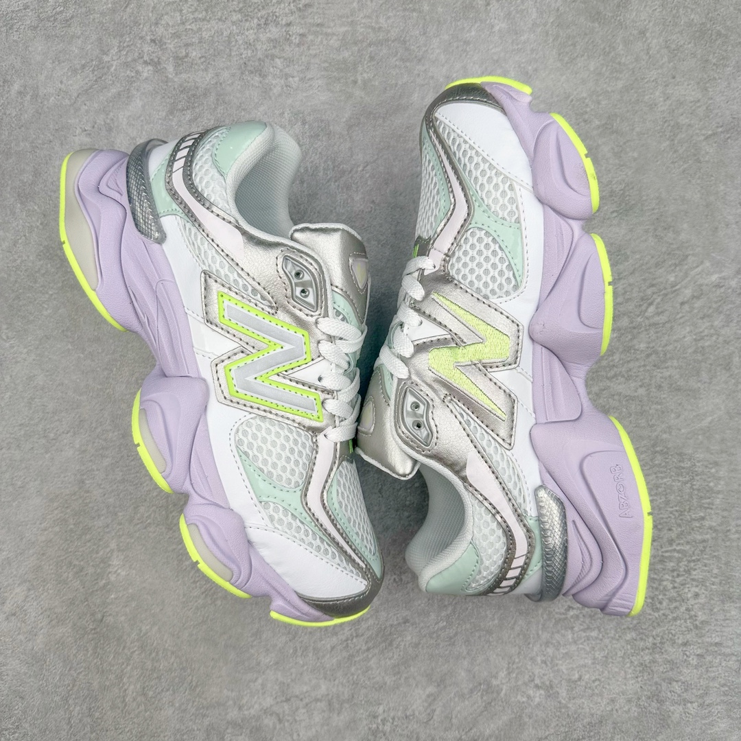 图片[3]-New Balance NB9060 复古运动鞋 新百伦又带来了新鞋型 并且是与芝加哥街头品牌 Joe Freshgoods 的联名款 鞋身主体采用了类似 990 系列的设计风格 与传统复古慢跑鞋区别不大 最大的变化就是鞋底部分 在传统设计的中底外层 增加了多个分区的模块 圆润的线条设计与我们熟悉的 New Balance 风格截然不同 但与同样充满弧形线条的鞋面搭配 看起来毫无违和感 尺码：36-45-选品中心