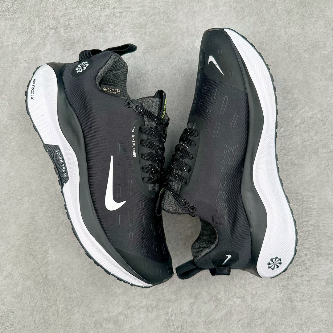 图片[3]-NK Infinity Run 4 Gore-Tex 耐克防水公路助力畅跑鞋 FB2204-001 鞋身融入 GORE-TEX 防水层 搭配柔软鞋口在下雨时帮助双足保持干爽舒适 结合 NK ReactX 泡绵提供高出 React 泡绵 13% 的能量回馈 尺码：36 36.5 37.5 38 38.5 39 40 40.5 41.5 42 42.5 43 44 44.5 45-选品中心