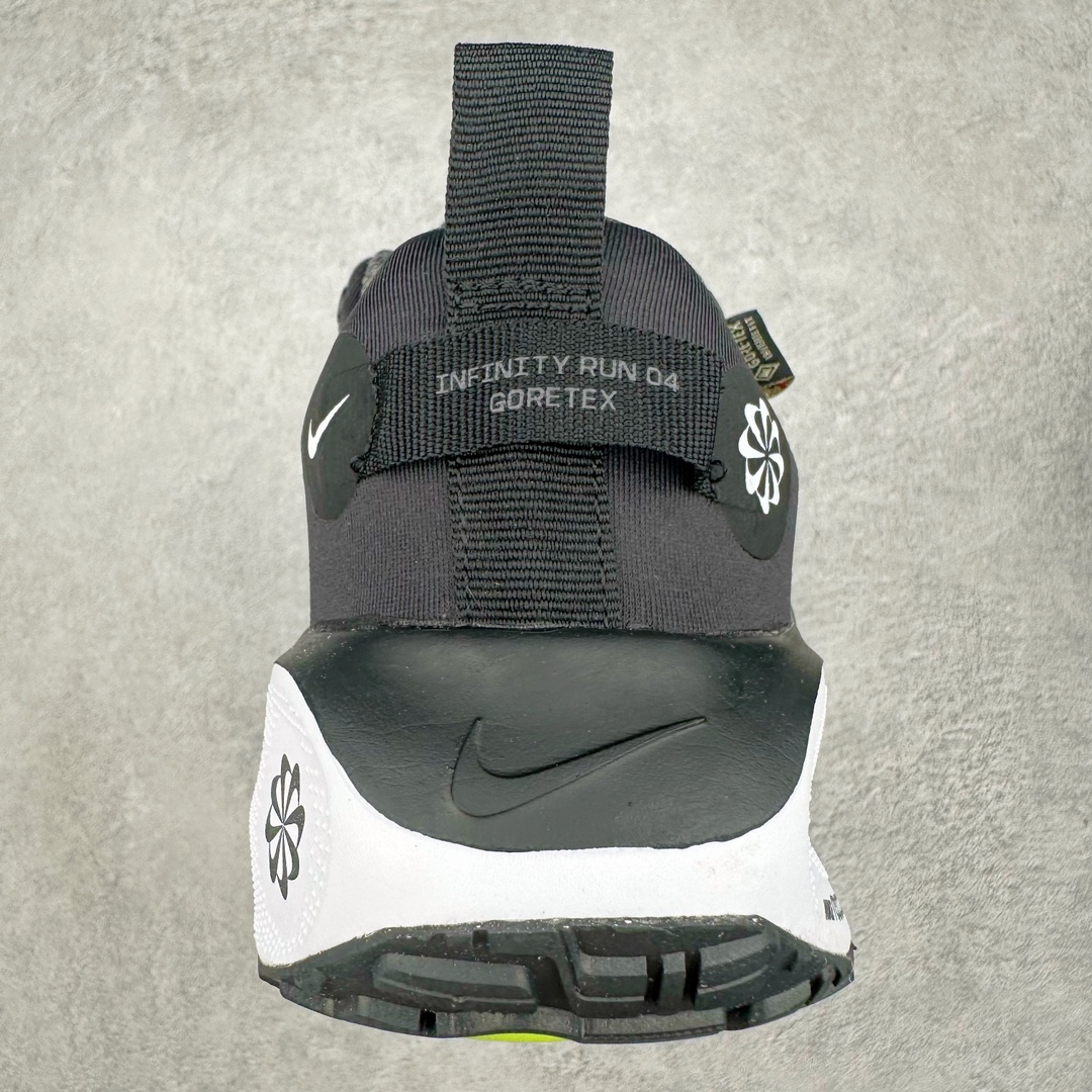 图片[8]-NK Infinity Run 4 Gore-Tex 耐克防水公路助力畅跑鞋 FB2204-001 鞋身融入 GORE-TEX 防水层 搭配柔软鞋口在下雨时帮助双足保持干爽舒适 结合 NK ReactX 泡绵提供高出 React 泡绵 13% 的能量回馈 尺码：36 36.5 37.5 38 38.5 39 40 40.5 41.5 42 42.5 43 44 44.5 45-选品中心