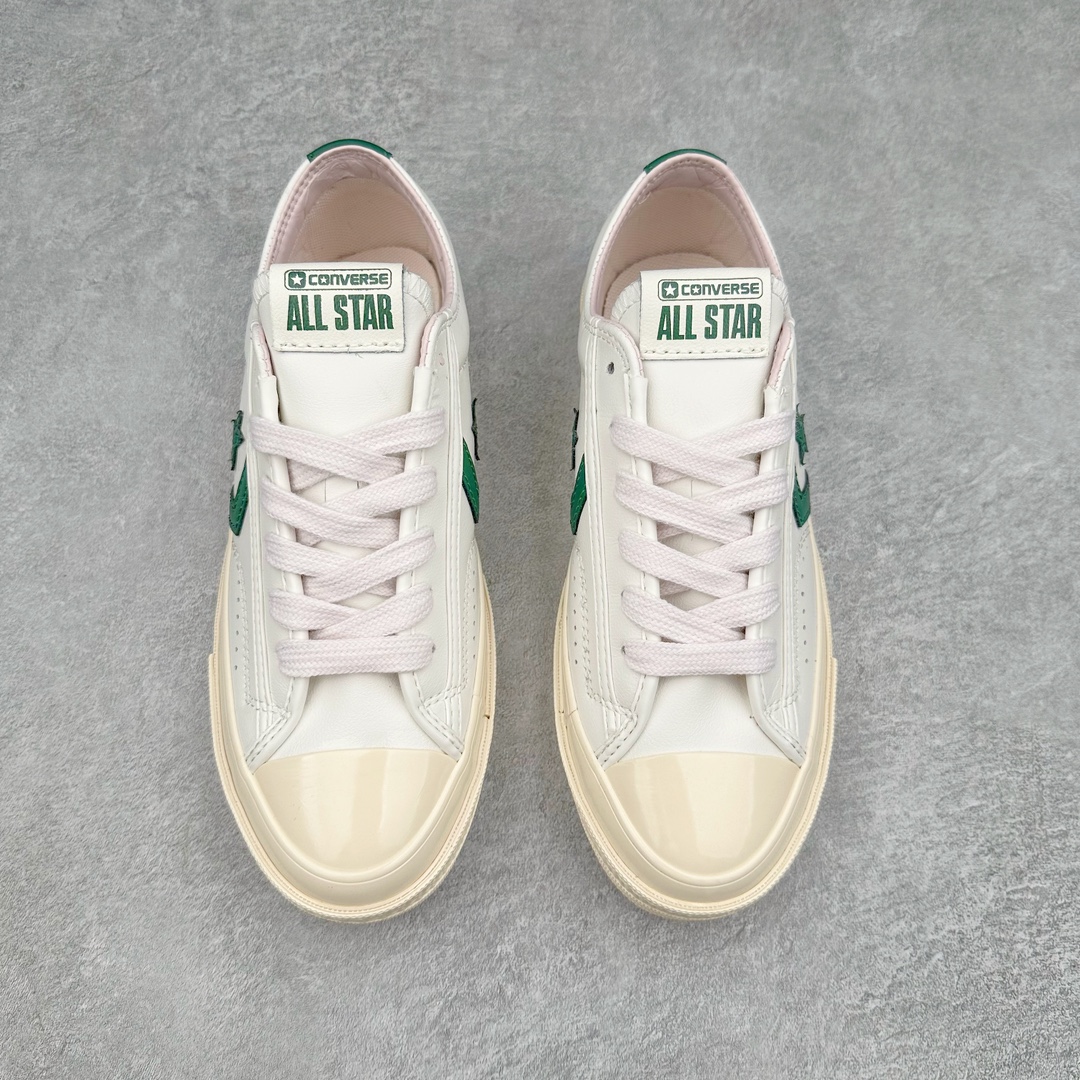 图片[2]-Converse Star Player 76 One Star 复古星箭标 朴志晟同款 鞋面牛皮面料 绿色和粉色撞色设计经典唤新 致敬无畏 内衬小粉可可爱爱惹人怜爱 干净清新的一款鞋底采用了乳黄色又增加了些许的少女复古感 ‼️ 货号：A11590C 货号：A11643C 尺码：35 36 36.5 37 37.5 38 39 39.5 40 41 41.5 42 42.5 43 44-选品中心