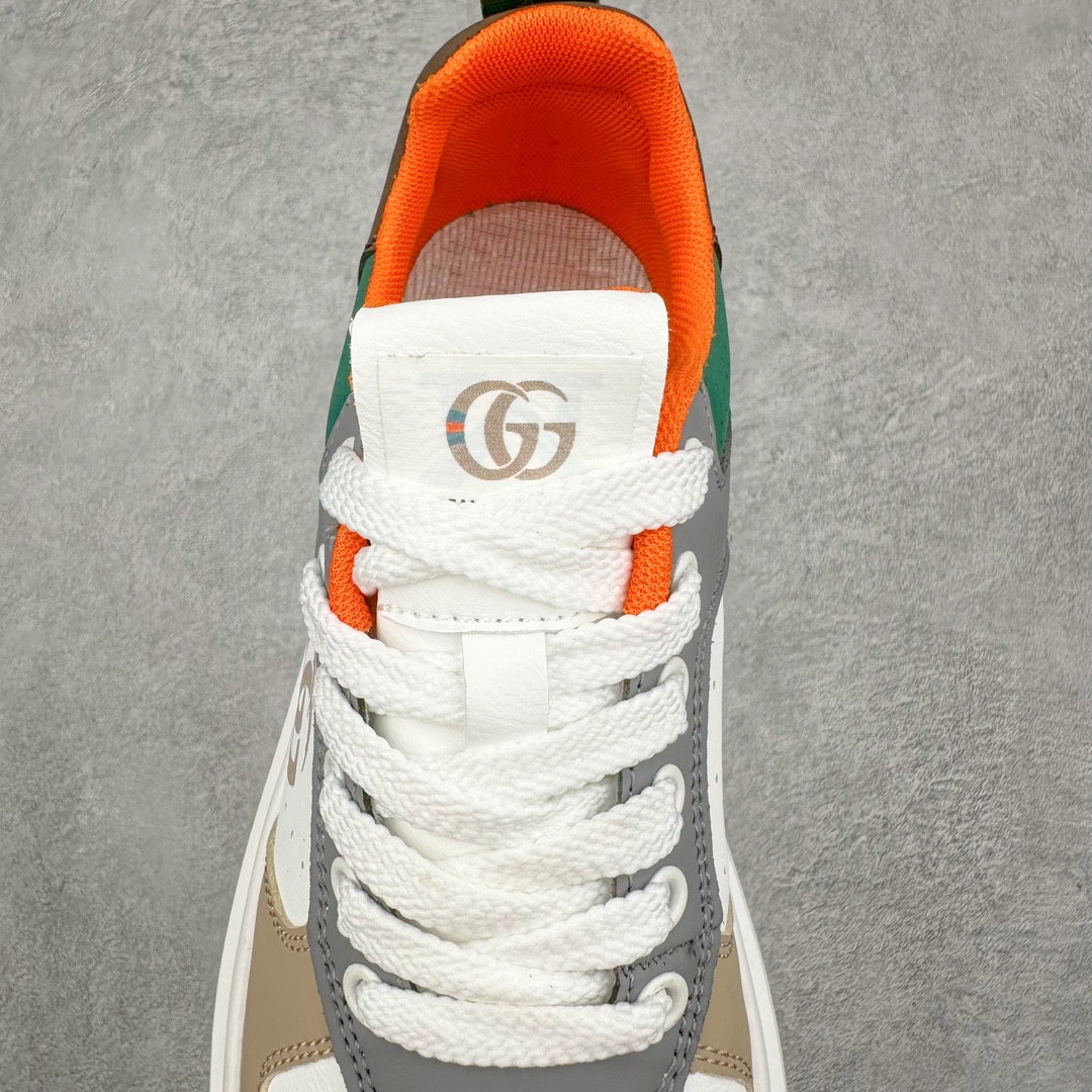 图片[5]-Gucci 轻奢单品 广东品质原厂 高奢古驰Gucci Screener GG High-Top Sneaker休闲潮鞋系列意大利进口超软小牛皮+刺绣搭配 原装雪梨形超软沙绒纸团 鞋底采用超软橡胶大底内外锁死工艺 最大限度弯折永不开胶，原鞋一致效果环保无味 尺码：39-44-选品中心