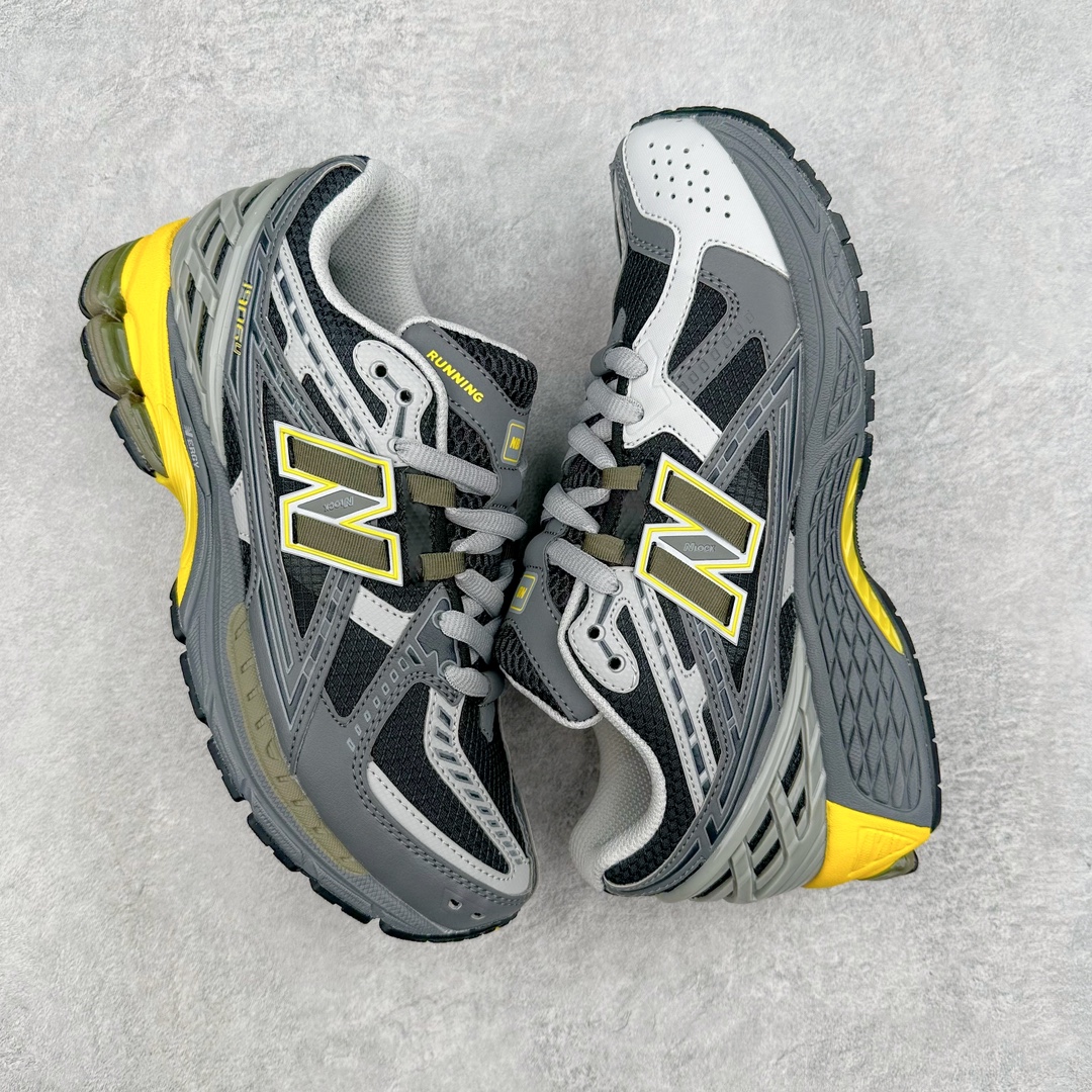 图片[3]-New Balance M1906R NB新百伦系列复古老爹风休闲运动慢跑鞋 采用轻质牛剖革拼接透气网眼衬垫织物鞋面材质 T-Beam大底提供足步弓支撑 保持步态稳定#后跟搭载外露缓震胶 鞋身整体以各种深浅不一的灰色覆盖 鞋头以淡蓝色调装饰，网眼衬垫通过不规律的色块实现做旧的美感 泛黄的鞋底更是进一步增添了复古气息 尺码：36 37 37.5 38 38.5 39.5 40 40.5 41.5 42 42.5 43 44 45-选品中心