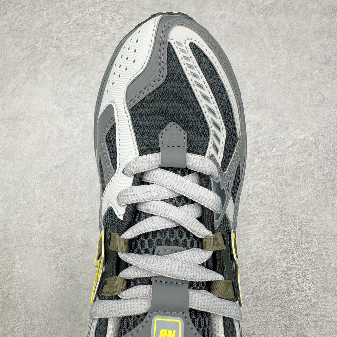 图片[4]-New Balance M1906R NB新百伦系列复古老爹风休闲运动慢跑鞋 采用轻质牛剖革拼接透气网眼衬垫织物鞋面材质 T-Beam大底提供足步弓支撑 保持步态稳定#后跟搭载外露缓震胶 鞋身整体以各种深浅不一的灰色覆盖 鞋头以淡蓝色调装饰，网眼衬垫通过不规律的色块实现做旧的美感 泛黄的鞋底更是进一步增添了复古气息 尺码：36 37 37.5 38 38.5 39.5 40 40.5 41.5 42 42.5 43 44 45-选品中心