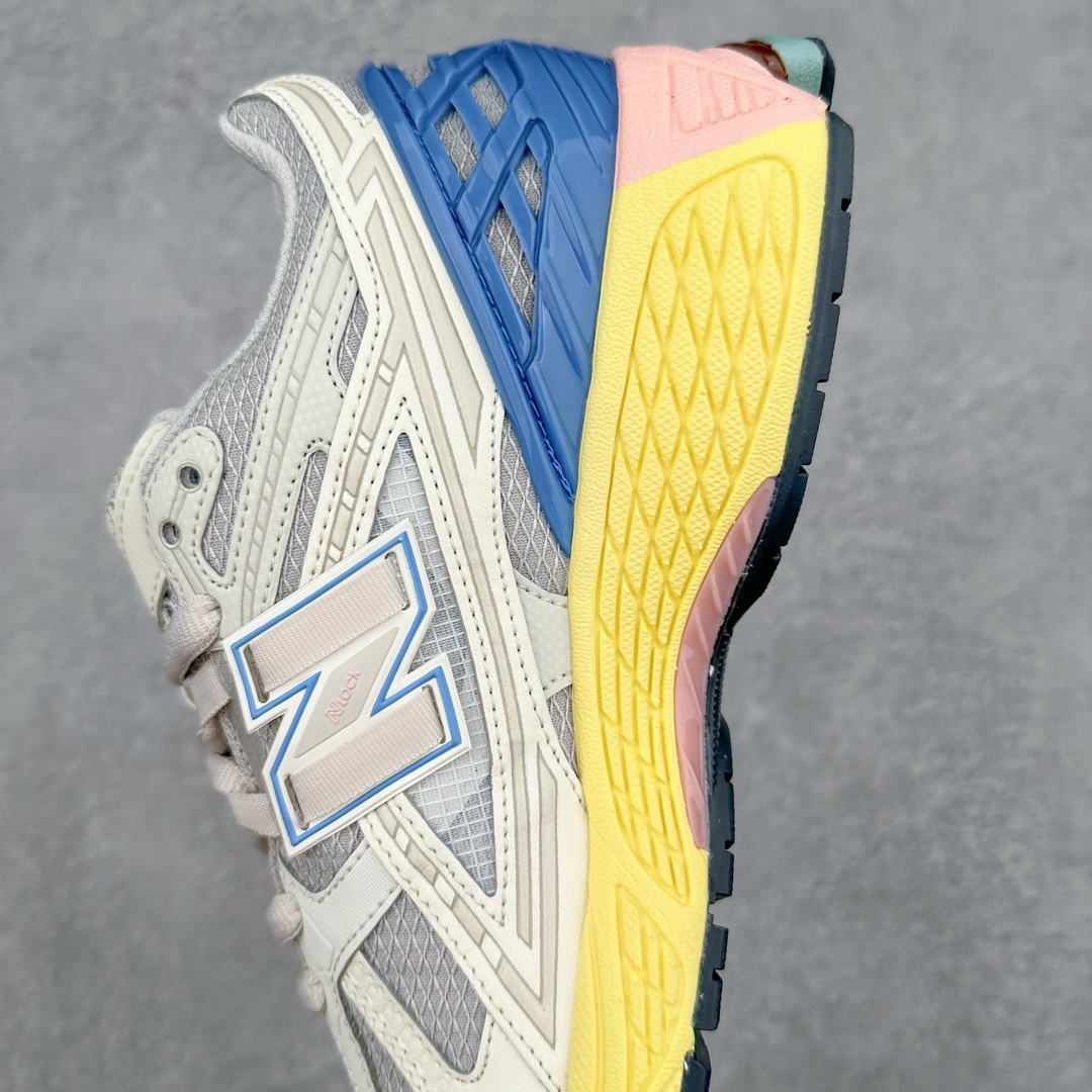 图片[7]-New Balance M1906R NB新百伦系列复古老爹风休闲运动慢跑鞋 采用轻质牛剖革拼接透气网眼衬垫织物鞋面材质 T-Beam大底提供足步弓支撑 保持步态稳定#后跟搭载外露缓震胶 鞋身整体以各种深浅不一的灰色覆盖 鞋头以淡蓝色调装饰，网眼衬垫通过不规律的色块实现做旧的美感 泛黄的鞋底更是进一步增添了复古气息 尺码：36 37 37.5 38 38.5 39.5 40 40.5 41.5 42 42.5 43 44 45-选品中心