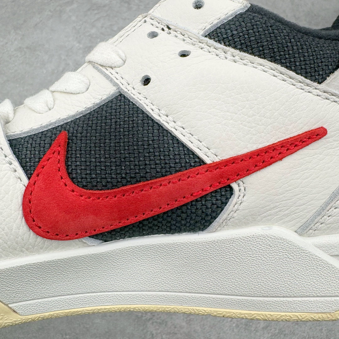 图片[16]-＃KZ纯原 Travis Scott x Jordan AJ Cut The Check TS倒钩联名魔术贴篮球鞋 白黑红 FZ8117-101 注意默认配原盒盒子配套布袋不用加钱 退货丢失扣30元 原厂全套原楦原纸板冲刀磨具开发 原厂皮料加持 原厂港宝加持定型后跟R度完美 同源原厂电绣 鬼脸飞翼针数密度立体效果一致 百分百一致原鞋 原厂拉帮工艺 针距密度一致 后跟弧度收口自然不对折 极致一眼正品既视感 进口玻璃冲刀皮料裁剪零毛边 全鞋电脑针车工艺 品控清洁度最高QC检验标准 免检产品 原厂订购鞋盒、布袋、鞋标、防尘纸、鞋撑、鞋带 追求极致的原厂味道 配色方面采用白色为基础 搭配棕色框架呈现 完美还原了初代倒钩的配色设计 细节方面 标志性的反钩Swoosh采用米色点缀 鞋面还带有特殊的魔术贴细节 此外在鞋舌、后跟部分均带有Cactus Jack厂牌Logo 彰显鞋款特殊身份 尺码：36 36.5 37.5 38 38.5 39 40 40.5 41 42 42.5 43 44 44.5 45 46 47.5-选品中心