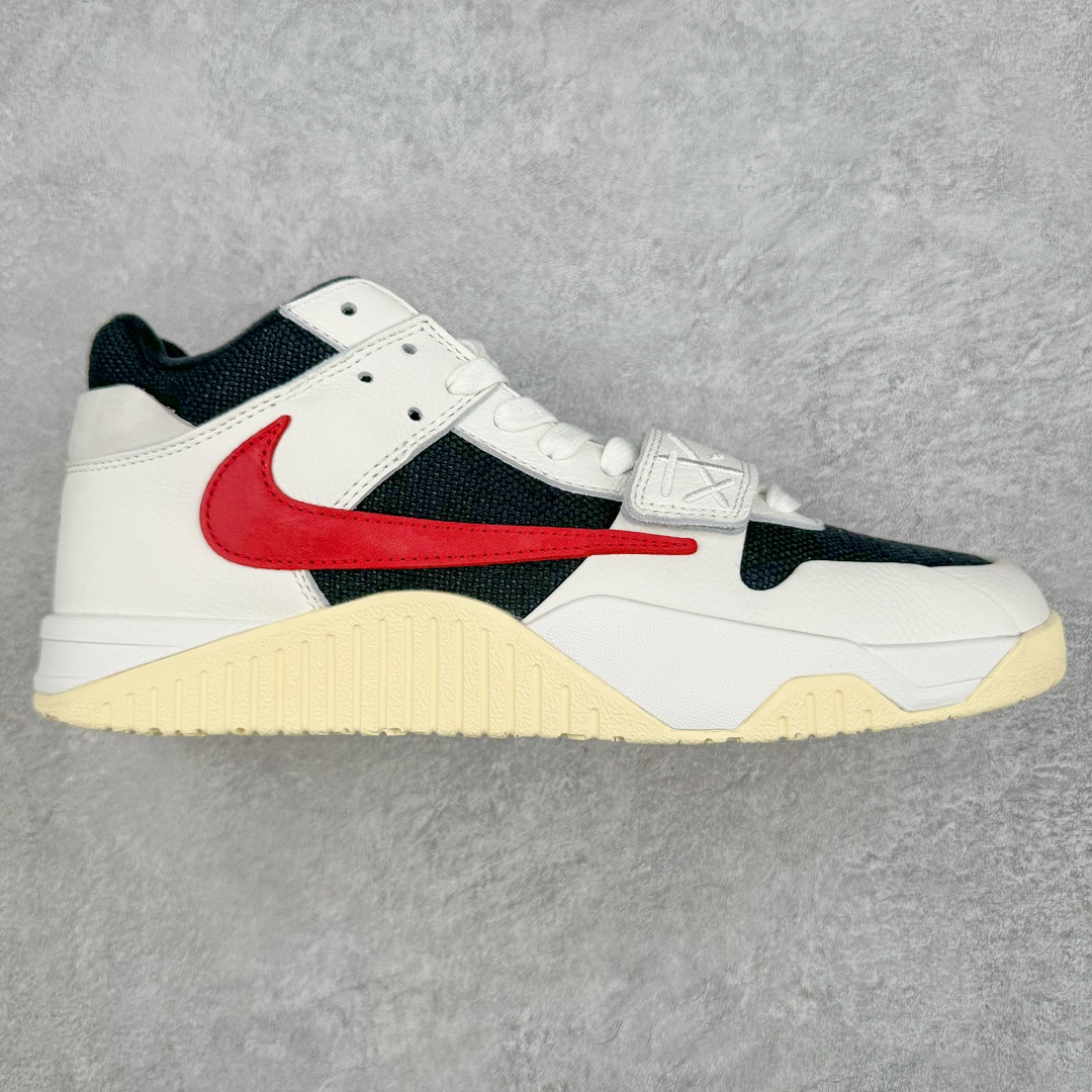 ＃KZ纯原 Travis Scott x Jordan AJ Cut The Check TS倒钩联名魔术贴篮球鞋 白黑红 FZ8117-101 注意默认配原盒盒子配套布袋不用加钱 退货丢失扣30元 原厂全套原楦原纸板冲刀磨具开发 原厂皮料加持 原厂港宝加持定型后跟R度完美 同源原厂电绣 鬼脸飞翼针数密度立体效果一致 百分百一致原鞋 原厂拉帮工艺 针距密度一致 后跟弧度收口自然不对折 极致一眼正品既视感 进口玻璃冲刀皮料裁剪零毛边 全鞋电脑针车工艺 品控清洁度最高QC检验标准 免检产品 原厂订购鞋盒、布袋、鞋标、防尘纸、鞋撑、鞋带 追求极致的原厂味道 配色方面采用白色为基础 搭配棕色框架呈现 完美还原了初代倒钩的配色设计 细节方面 标志性的反钩Swoosh采用米色点缀 鞋面还带有特殊的魔术贴细节 此外在鞋舌、后跟部分均带有Cactus Jack厂牌Logo 彰显鞋款特殊身份 尺码：36 36.5 37.5 38 38.5 39 40 40.5 41 42 42.5 43 44 44.5 45 46 47.5-选品中心