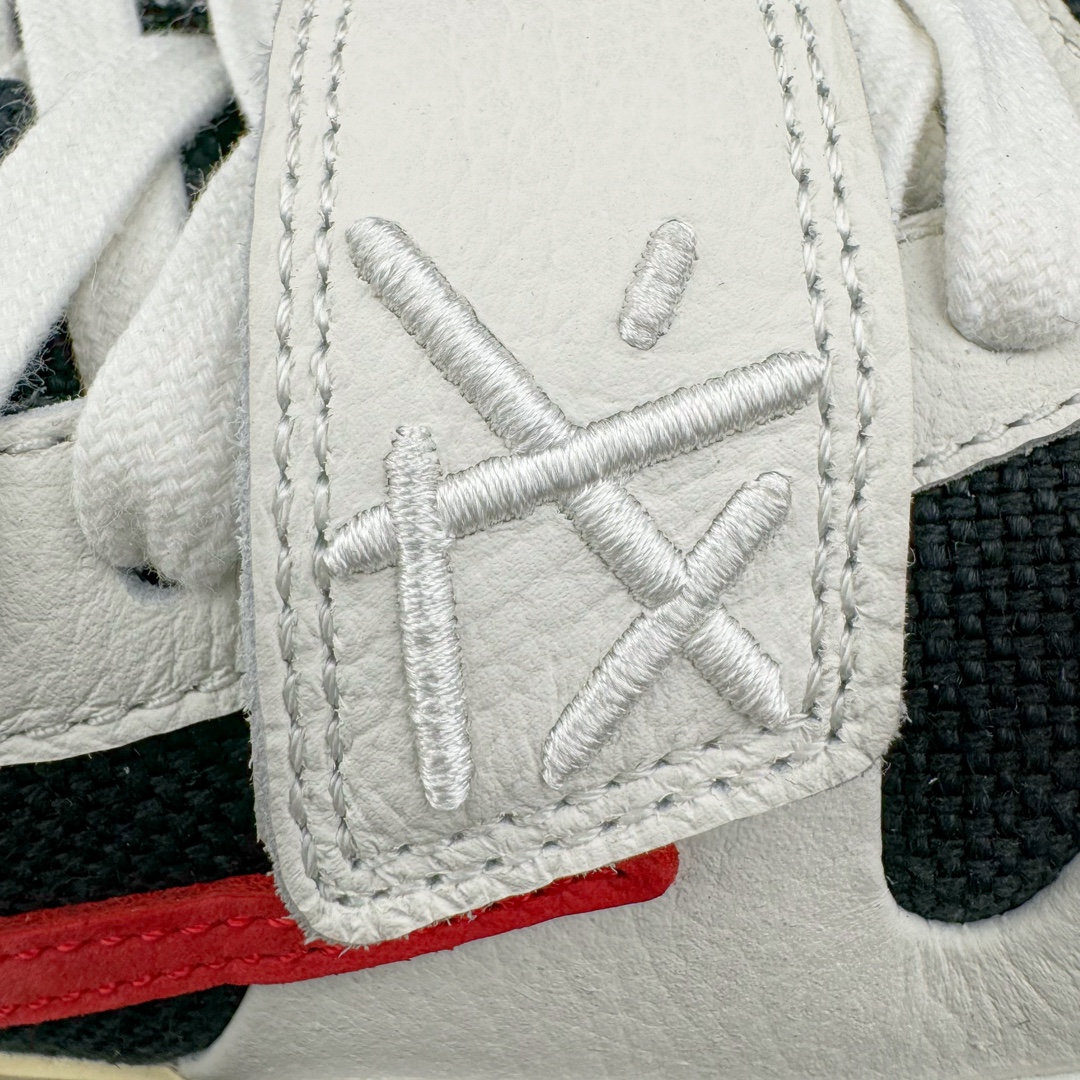 图片[19]-＃KZ纯原 Travis Scott x Jordan AJ Cut The Check TS倒钩联名魔术贴篮球鞋 白黑红 FZ8117-101 注意默认配原盒盒子配套布袋不用加钱 退货丢失扣30元 原厂全套原楦原纸板冲刀磨具开发 原厂皮料加持 原厂港宝加持定型后跟R度完美 同源原厂电绣 鬼脸飞翼针数密度立体效果一致 百分百一致原鞋 原厂拉帮工艺 针距密度一致 后跟弧度收口自然不对折 极致一眼正品既视感 进口玻璃冲刀皮料裁剪零毛边 全鞋电脑针车工艺 品控清洁度最高QC检验标准 免检产品 原厂订购鞋盒、布袋、鞋标、防尘纸、鞋撑、鞋带 追求极致的原厂味道 配色方面采用白色为基础 搭配棕色框架呈现 完美还原了初代倒钩的配色设计 细节方面 标志性的反钩Swoosh采用米色点缀 鞋面还带有特殊的魔术贴细节 此外在鞋舌、后跟部分均带有Cactus Jack厂牌Logo 彰显鞋款特殊身份 尺码：36 36.5 37.5 38 38.5 39 40 40.5 41 42 42.5 43 44 44.5 45 46 47.5-选品中心