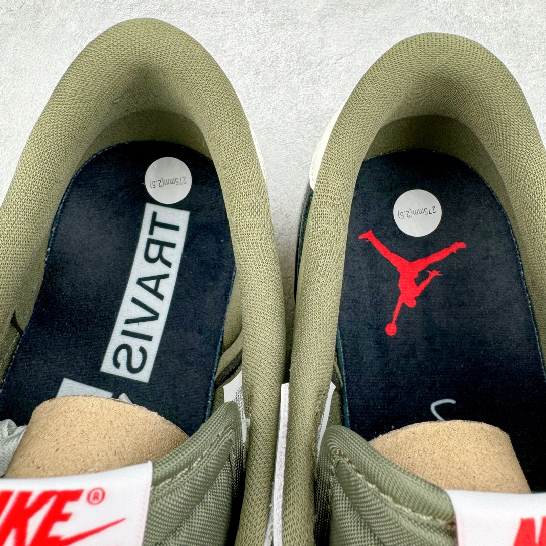 图片[13]-＃DG2.0 Travis Scott x Air Jordan AJ1 Low OG SP TS联名倒钩8.0低帮 白橄榄绿 DM7866-200 全新批次 Ljr同源清远全套加持 圈内最强倒钩系列 高端零售特供批次 产品品控稳定性领先行业 各方面均可对飙L版 良心定价不杀猪 SZ原厂全套原楦原纸板冲刀磨具开发 原厂皮料加持 原厂港宝加持定型后跟R度完美 同源原厂电绣 鬼脸飞翼针数密度立体效果一致 百分百一致原鞋 原厂拉帮工艺 针距密度一致 后跟弧度收口自然不对折 极致一眼正品既视感 进口玻璃冲刀皮料裁剪零毛边 全鞋电脑针车工艺 品控清洁度最高QC检验标准 免检产品 原厂订购鞋盒、鞋标、防尘纸、鞋撑、鞋带 追求极致的原厂味道 尺码：40 40.5 41 42 42.5 43 44 44.5 45 46 47.5-选品中心