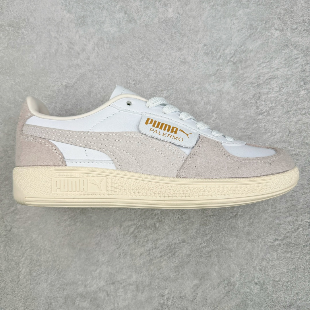 PUMA Palermo Trainer 彪马防滑耐磨低帮德训休闲板鞋 简约又不失设计巧思的帅气风格让它轻松驾驭日常休闲或滑板场合 运动兼具匠心 细节彰显品质 衬垫边缘以提供支撑和灵活性 强化鞋头以承受持续的磨损 耐磨性强 稳定性高 抓地更牢 不易打滑 尺码: 35 36 36.5 37.5 38 38.5 39 40 40.5 41 42 42.5 43 44 45-选品中心