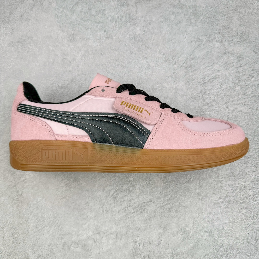 PUMA Palermo Trainer 彪马防滑耐磨低帮德训休闲板鞋 简约又不失设计巧思的帅气风格让它轻松驾驭日常休闲或滑板场合 运动兼具匠心 细节彰显品质 衬垫边缘以提供支撑和灵活性 强化鞋头以承受持续的磨损 耐磨性强 稳定性高 抓地更牢 不易打滑 尺码： 35 36 36.5 37.5 38 38.5 39 40 40.5 41 42 42.5 43 44 45-选品中心