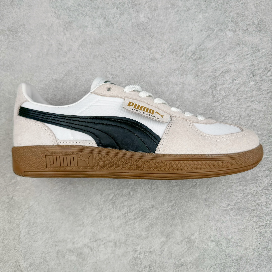 PUMA Palermo Trainer 彪马防滑耐磨低帮德训休闲板鞋 简约又不失设计巧思的帅气风格让它轻松驾驭日常休闲或滑板场合 运动兼具匠心 细节彰显品质 衬垫边缘以提供支撑和灵活性 强化鞋头以承受持续的磨损 耐磨性强 稳定性高 抓地更牢 不易打滑 尺码: 35 36 36.5 37.5 38 38.5 39 40 40.5 41 42 42.5 43 44 45-选品中心