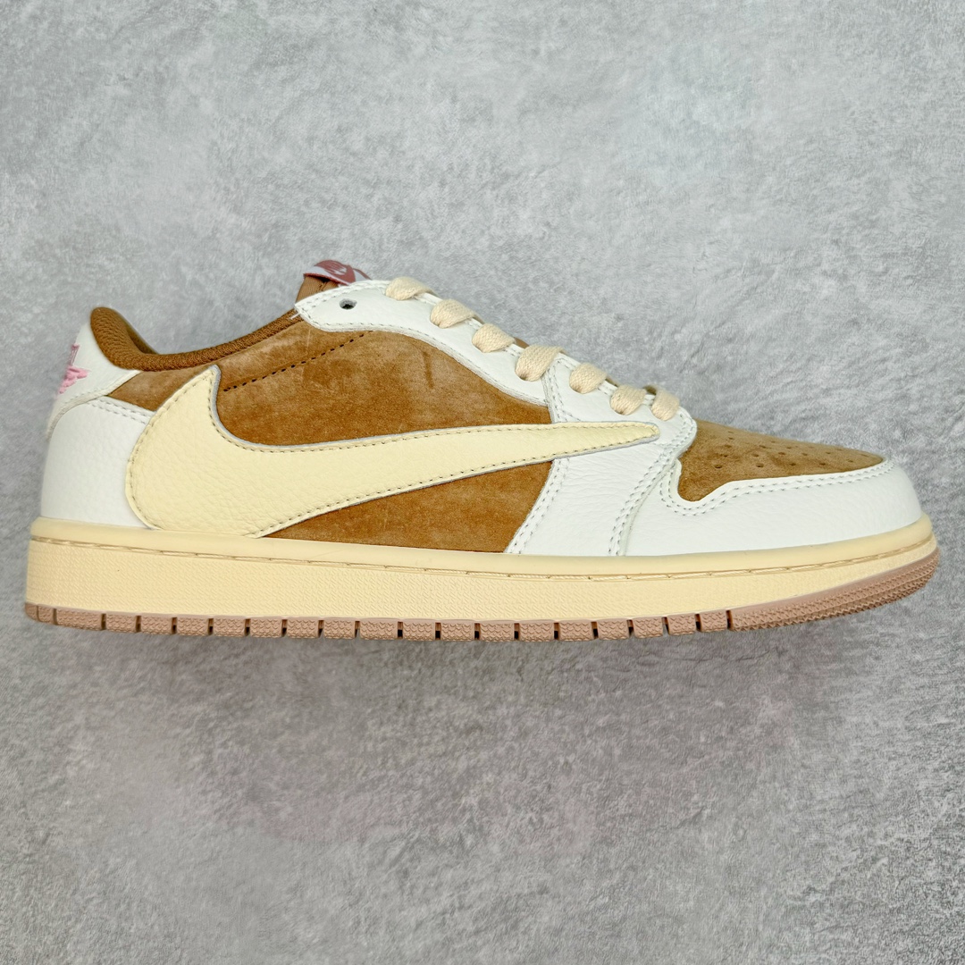 图片[2]-💰140 ＃福利特价‼Travis Scott x Air Jordan AJ1 Low TS联名倒钩低帮系列 毫无疑问市场中端王者 耗时半年巨作 全套原纸板楦头开发 确保原汁原味 完美呈现倒钩版型 原档案转印油墨一体 一码一磨具拒绝假半码 此版本只针对中端市场 皮料材质有所更替 其他数据细节工艺流程均保持一致 绝不口嗨 细节品控鞋型随意秒杀市面3XX 4XX 原盒原配 外盒透明胶套 内侧字体 工整带凹凸感 原厂拉帮工艺 针距密度一致 后跟弧度收口自然不对折 极致一眼正品既视感 进口玻璃冲刀皮料裁剪零毛边 承诺百分百一致原鞋 全鞋电脑针车工艺 进口港宝加持 后跟自然饱满 全鞋荧光划线卡点 追求极致完美 每一双都是工艺品 多重QC质检 超越公司货的品控标准 实实在在的免检产品 SIZE：36 36.5 37.5 38 38.5 39 40 40.5 41 42 42.5 43 44 44.5 45 46 47.5 编码：Nby2936010-运动鞋