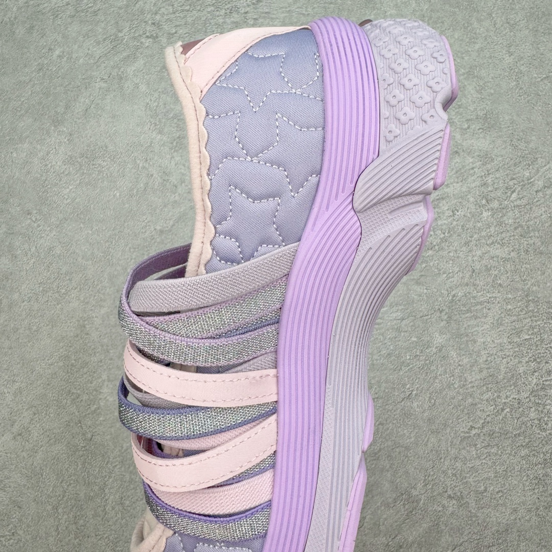 图片[7]-KIKO KOSTADINOV × MARC JACOBS x Asics Gel-Lokros 亚瑟士三方联名皮革圆头拼接耐磨透气轻便低帮生活休闲鞋 采用星星图案绗缝鞋面设计 闪亮金属感饰带与松紧带点缀鞋身 如珍珠般闪光的中底 巧妙注入ASICS亚瑟士标志性GEL科FLYTEFOAM PROPEL缓冲技术和花朵胎纹图案 尺码：36 37.5 38 39 40 40.5 41.5 42 42.5 43.5 44 45-选品中心