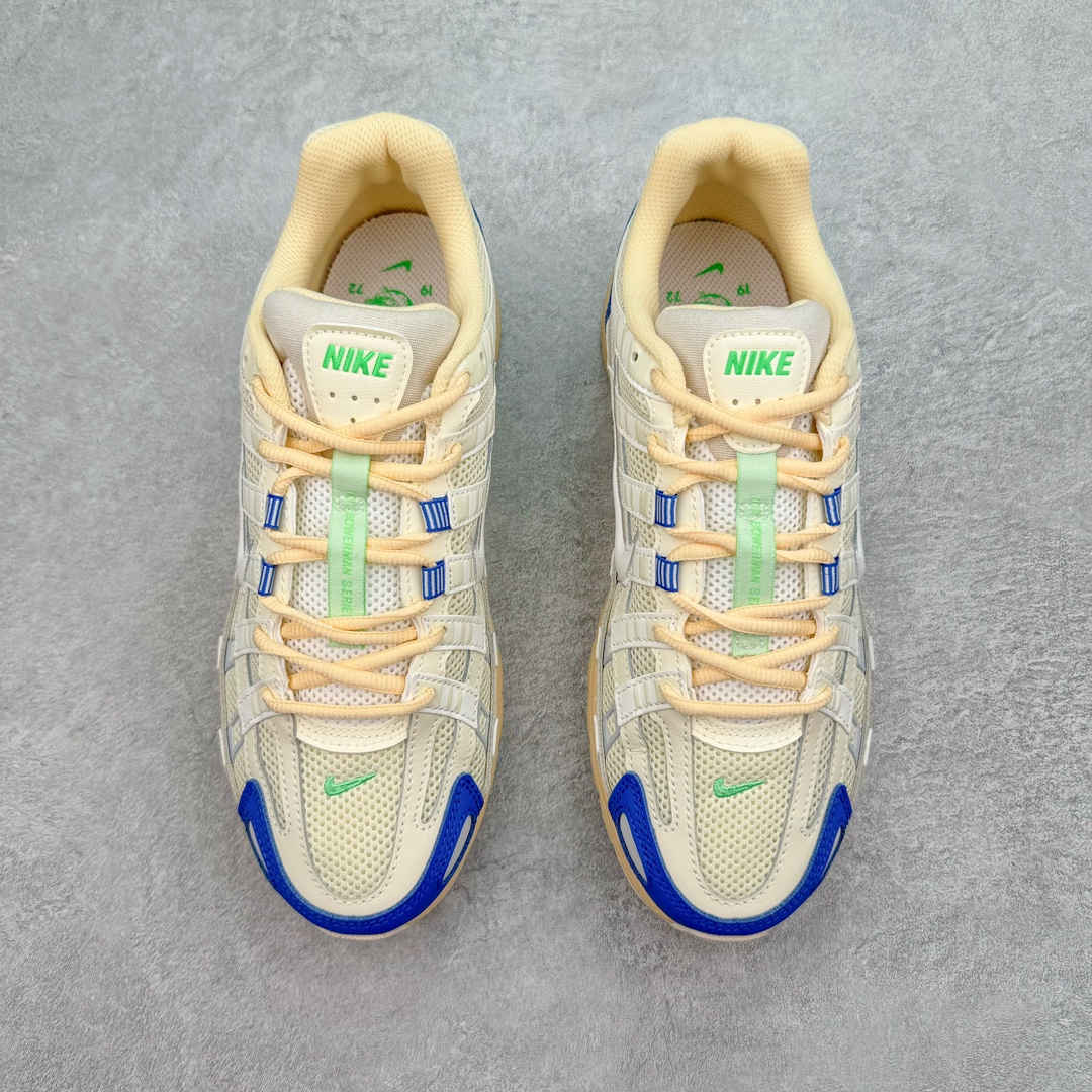 图片[2]-＃HP纯原 NK P-6000 系列低帮复古老爹风休闲运动舒适慢跑鞋 FJ5443-113 购入原鞋原装纸板楦头开发 独家私模四层组合大底 市场唯一正确版本 良心定价 新配色陆续出货 进口三文治网面 融合 Pegasus 过往运动鞋设计 助力 21 世纪早期跑步运动跃升时尚新高度 采用透气网眼布、运动风格线条和耐穿覆面 兼具吸睛外观和舒适感受 中底泡绵以田径赛道为灵感 打造厚实设计 缔造出众缓震性能 尺码：36 36.5 37.5 38 38.5 39 40 40.5 41 42 42.5 43 44 44.5 45 46-选品中心