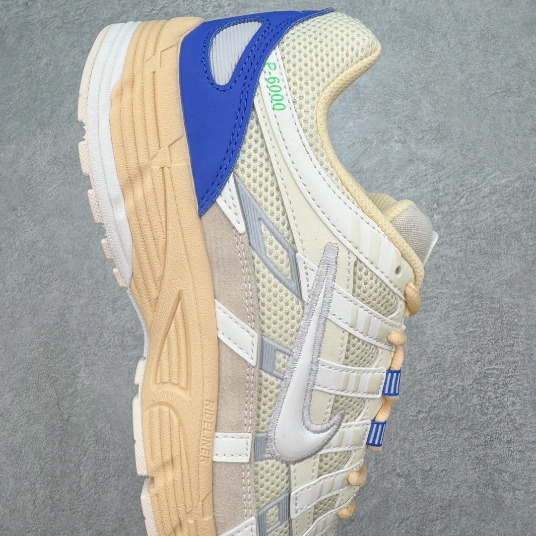 图片[6]-＃HP纯原 NK P-6000 系列低帮复古老爹风休闲运动舒适慢跑鞋 FJ5443-113 购入原鞋原装纸板楦头开发 独家私模四层组合大底 市场唯一正确版本 良心定价 新配色陆续出货 进口三文治网面 融合 Pegasus 过往运动鞋设计 助力 21 世纪早期跑步运动跃升时尚新高度 采用透气网眼布、运动风格线条和耐穿覆面 兼具吸睛外观和舒适感受 中底泡绵以田径赛道为灵感 打造厚实设计 缔造出众缓震性能 尺码：36 36.5 37.5 38 38.5 39 40 40.5 41 42 42.5 43 44 44.5 45 46-选品中心