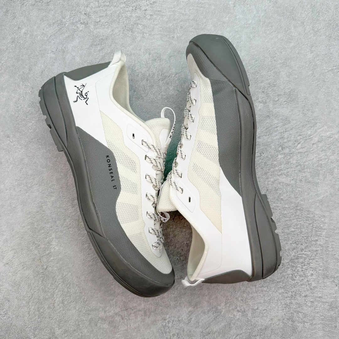 图片[3]-加拿大品牌 始祖鸟·Arcteryx始祖鸟 Konseal Lt 轻量网布防滑轻便耐磨低帮越野跑步鞋 利用先进的技术、更轻但可靠耐用的材料和高度专注的设计流程，我们创造了我们最轻的接近鞋 Konseal LT。它专为在您携带背包和攀爬装备时覆盖崎岖的地面而设计，提供足底支撑和保护、应对不断変化的地形的敏捷性以及 Vibram® Megagrip 外底的自抓地力。内里提供赤足舒适感，鞋跟可平折，因此您可以在系绳或露营时将其作为木屐穿着。尺码：35 36 37 38 39 40 41 42 43 44 45-选品中心