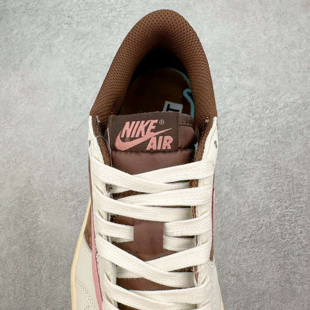 图片[5]-💰140 ＃福利特价‼Travis Scott x Air Jordan AJ1 Low TS联名倒钩低帮系列 毫无疑问市场中端王者 耗时半年巨作 全套原纸板楦头开发 确保原汁原味 完美呈现倒钩版型 原档案转印油墨一体 一码一磨具拒绝假半码 此版本只针对中端市场 皮料材质有所更替 其他数据细节工艺流程均保持一致 绝不口嗨 细节品控鞋型随意秒杀市面3XX 4XX 原盒原配 外盒透明胶套 内侧字体 工整带凹凸感 原厂拉帮工艺 针距密度一致 后跟弧度收口自然不对折 极致一眼正品既视感 进口玻璃冲刀皮料裁剪零毛边 承诺百分百一致原鞋 全鞋电脑针车工艺 进口港宝加持 后跟自然饱满 全鞋荧光划线卡点 追求极致完美 每一双都是工艺品 多重QC质检 超越公司货的品控标准 实实在在的免检产品 SIZE：36 36.5 37.5 38 38.5 39 40 40.5 41 42 42.5 43 44 44.5 45 46 47.5 编码：Nby2936010-莆田鞋批发中心