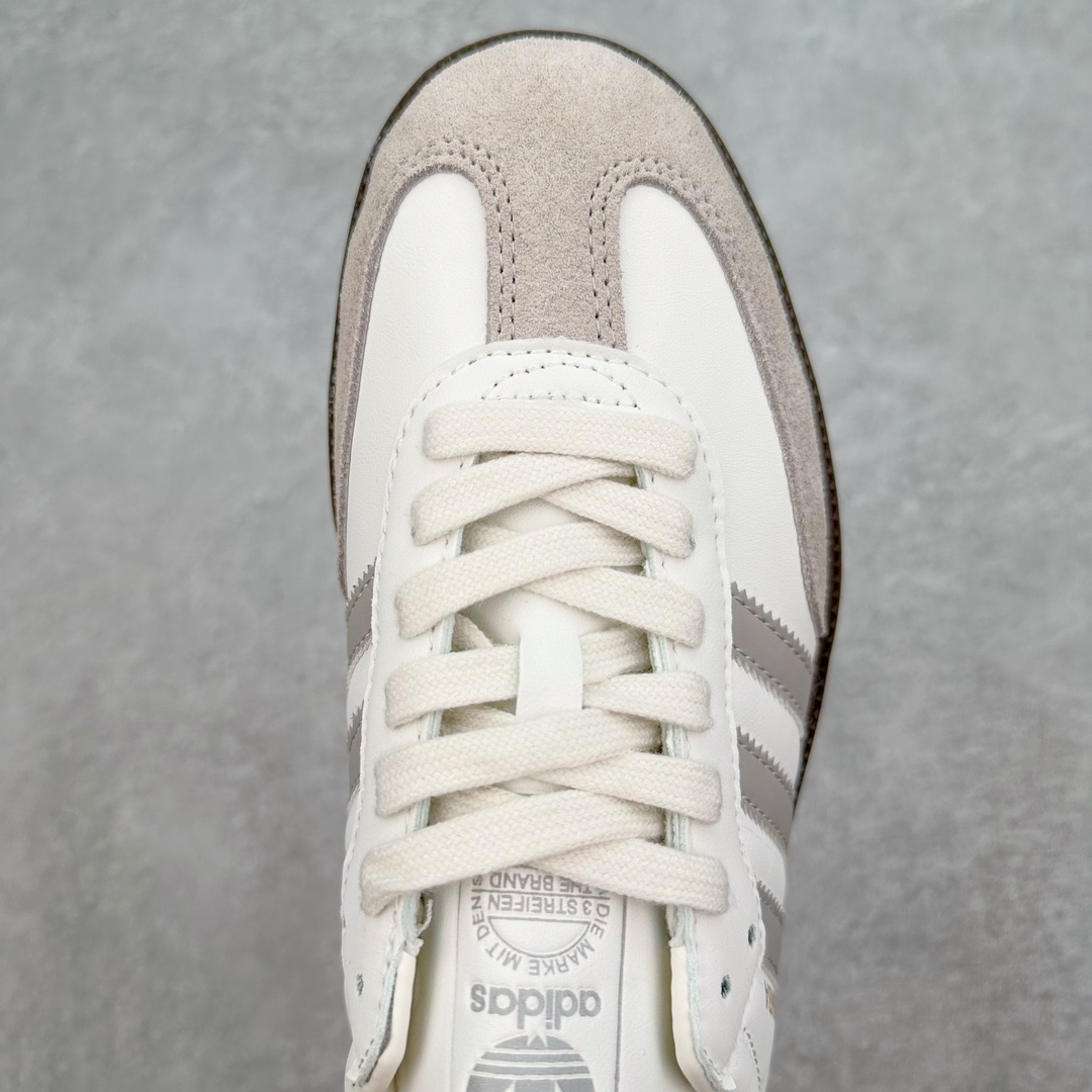 图片[4]-AD Original Samba OG 复古经典轻便板鞋 JH6479 这款桑巴鞋展示了高质量的工艺 带有装饰的超锁缝制和无缝的手感 柔软、柔软的皮革造型和标志性的3条纹完成了精致的外观 正规合身鞋带 鞋面上有绒面鞋垫 橡胶鞋底 享受正畸套筒软感 自50年代首次亮相以来就一直在赢得粉丝的青睐 尺码：36 36.5 37.5 38 38.5 39 40 40.5 41 42 42.5 43 44 44.5 45-选品中心