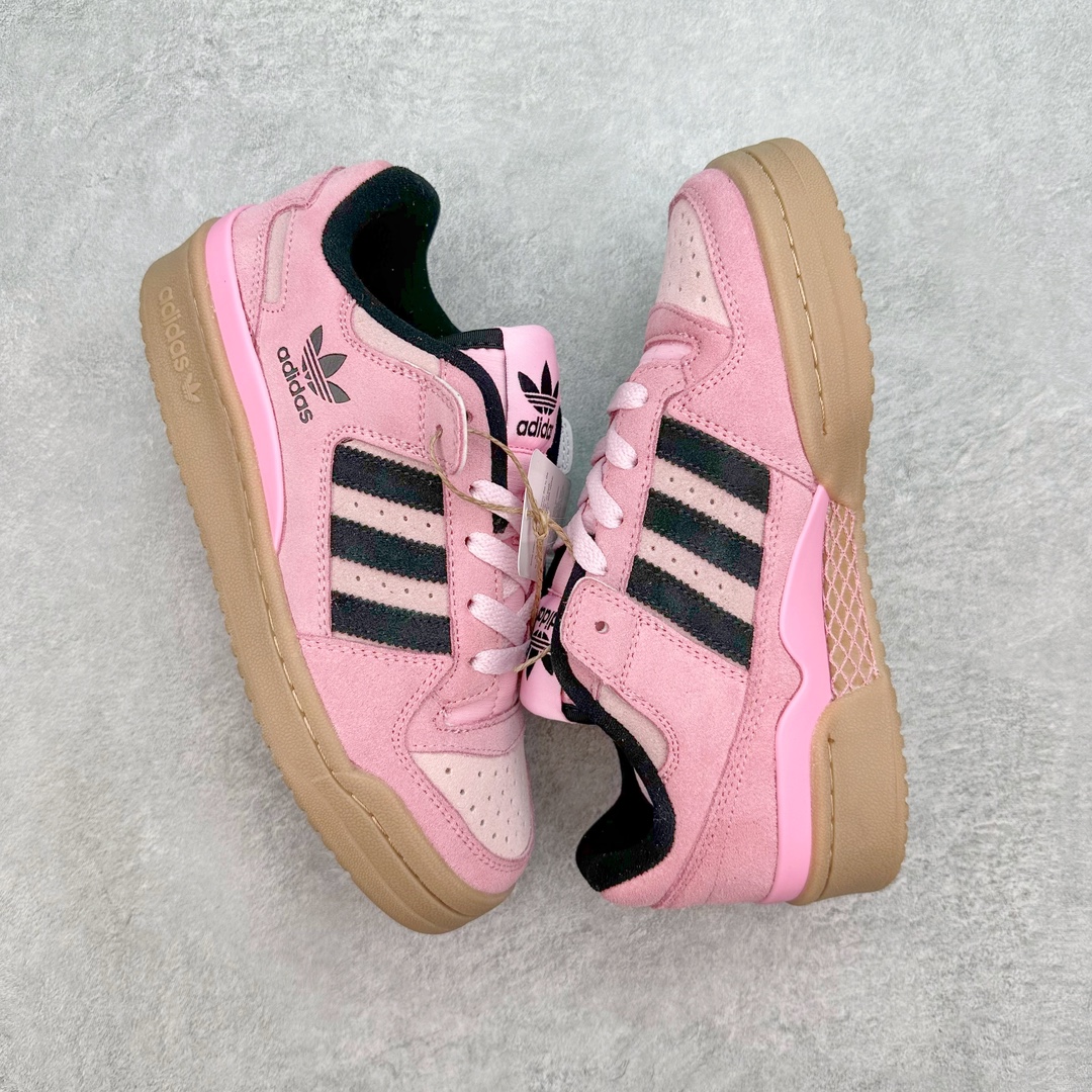 图片[3]-AD Forum 84 Low OG 低帮百搭潮流休闲运动板鞋 JH6287 以复古篮球鞋的外形为基础 采用皮革拼接 简约百搭 更加贴合舒适 中底内侧网格造型起到点睛之笔 外底橡胶 更显复古 尺码：36 36.5 37.5 38 38.5 39 40 40.5 41 42 42.5 43 44 44.5 45-选品中心