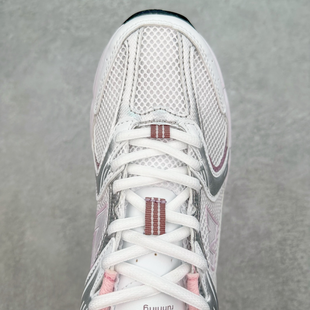 图片[4]-New Balance NB530 新百伦复古透气跑步鞋 抛弃过往以皮革为主的人气轮廓 以极具复古风范的跑鞋外观呈现 设计上全鞋以简约清爽的纯白色作基底 鞋身覆盖大面积织物网眼材质 并于鞋头、鞋带孔眼片等细节处点缀对比鲜明的反光银镀层凸显 鞋舌、侧身等位置则辅以一贯的「N」字标志和品牌徽标彰显身份 最后通过搭载的 ABZORB 缓震中底完善整体造型 尺码：36 37 37.5 38 38.5 39 40 40.5 41 42 42.5 43 44 45-选品中心