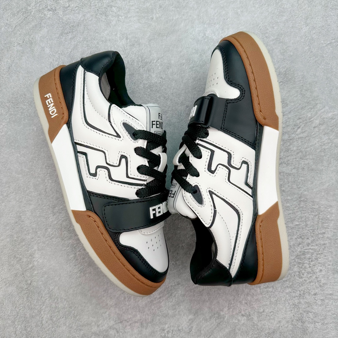 图片[3]-FENDI 芬迪 Match sneaters 低帮运动鞋 Fendi芬迪情侣款休闲鞋 独家定制 #全身20几个细节点全部做到一致还原 吊打市面所有版本 独家原装套装配件官方同源 渠道原装订单 全套专柜包装物及配件#鞋底嵌入核心防伪芯片感应装置 FENDI芬迪match最新爆款情侣款运动鞋板鞋原版购入 高工艺无缝细空胶技术，贴楦误差0.05mm,鞋底采用固特异内外锁死工艺，最大限度弯折永不开胶，原鞋一致效果环保无味 鞋面采用麂皮和皮革拼接组合 logo内里采用毛巾绒里 上脚超级柔软 轻便 舒适搭配卫衣 尺码：35 36 37 38 39 40 41 42 43 44 45 46-选品中心