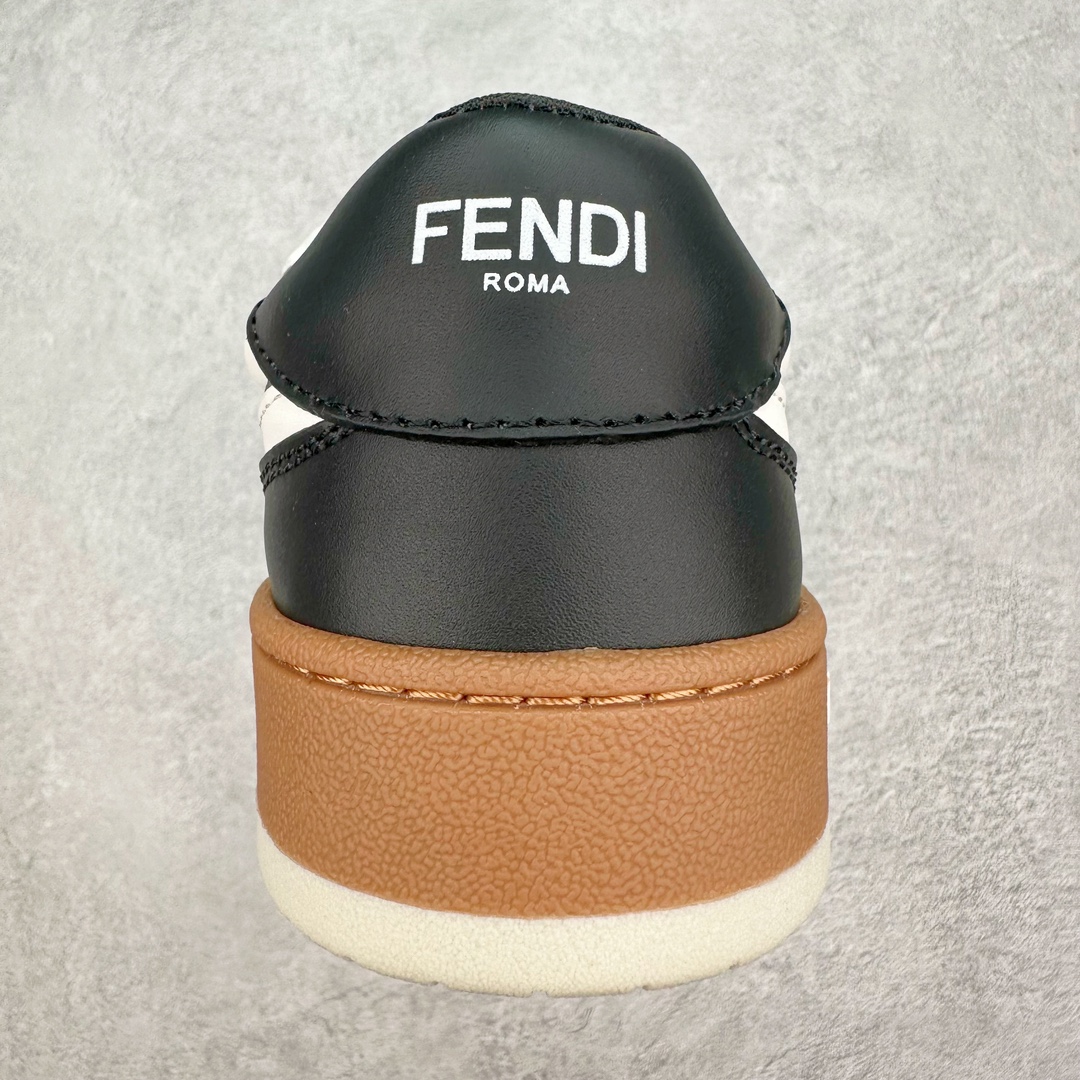图片[8]-FENDI 芬迪 Match sneaters 低帮运动鞋 Fendi芬迪情侣款休闲鞋 独家定制 #全身20几个细节点全部做到一致还原 吊打市面所有版本 独家原装套装配件官方同源 渠道原装订单 全套专柜包装物及配件#鞋底嵌入核心防伪芯片感应装置 FENDI芬迪match最新爆款情侣款运动鞋板鞋原版购入 高工艺无缝细空胶技术，贴楦误差0.05mm,鞋底采用固特异内外锁死工艺，最大限度弯折永不开胶，原鞋一致效果环保无味 鞋面采用麂皮和皮革拼接组合 logo内里采用毛巾绒里 上脚超级柔软 轻便 舒适搭配卫衣 尺码：35 36 37 38 39 40 41 42 43 44 45 46-选品中心