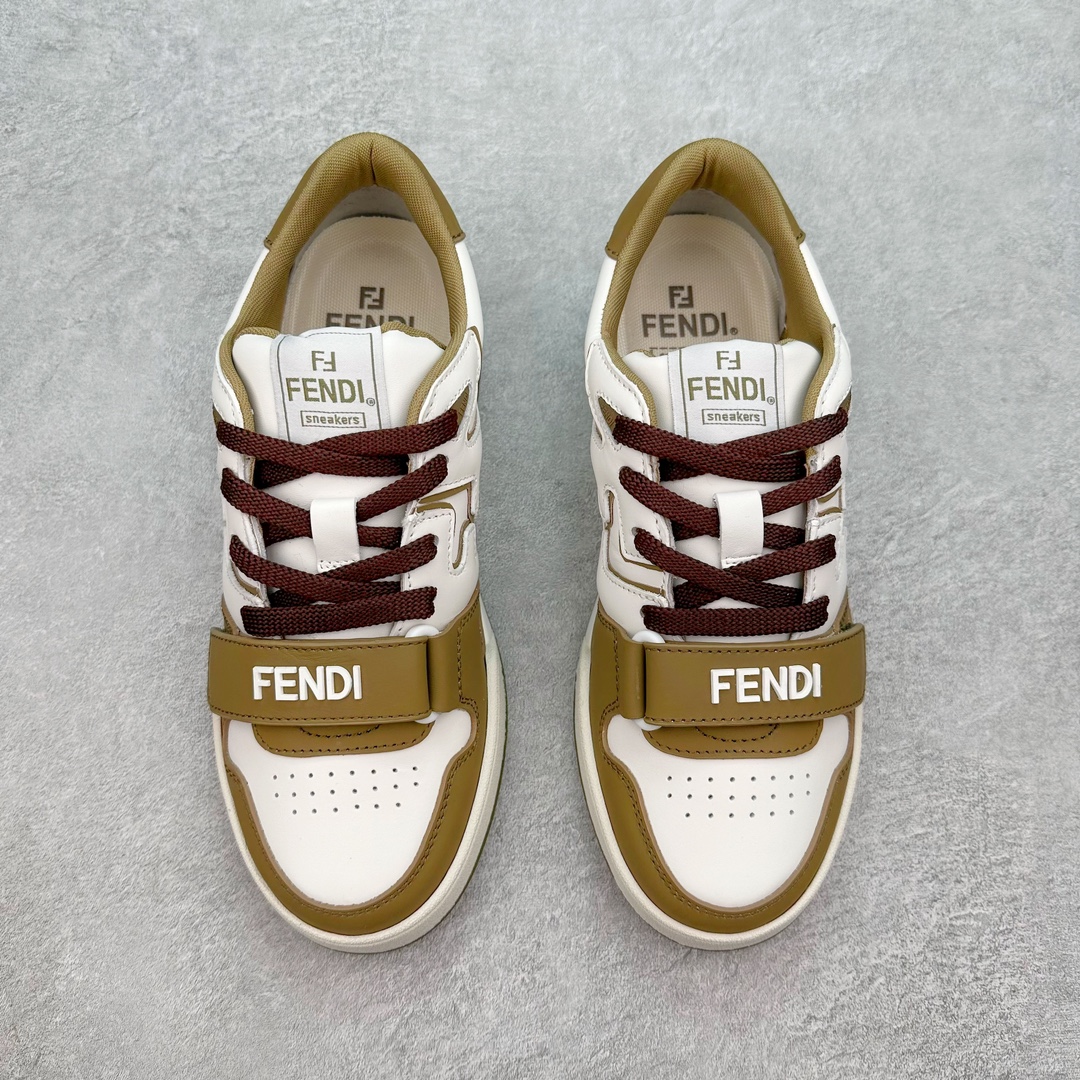 图片[2]-FENDI 芬迪 Match sneaters 低帮运动鞋 Fendi芬迪情侣款休闲鞋 独家定制 #全身20几个细节点全部做到一致还原 吊打市面所有版本 独家原装套装配件官方同源 渠道原装订单 全套专柜包装物及配件#鞋底嵌入核心防伪芯片感应装置 FENDI芬迪match最新爆款情侣款运动鞋板鞋原版购入 高工艺无缝细空胶技术，贴楦误差0.05mm,鞋底采用固特异内外锁死工艺，最大限度弯折永不开胶，原鞋一致效果环保无味 鞋面采用麂皮和皮革拼接组合 logo内里采用毛巾绒里 上脚超级柔软 轻便 舒适搭配卫衣 尺码：35 36 37 38 39 40 41 42 43 44 45 46-选品中心