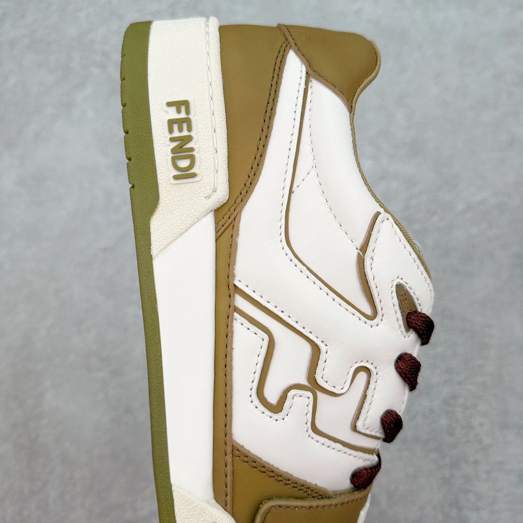 图片[6]-FENDI 芬迪 Match sneaters 低帮运动鞋 Fendi芬迪情侣款休闲鞋 独家定制 #全身20几个细节点全部做到一致还原 吊打市面所有版本 独家原装套装配件官方同源 渠道原装订单 全套专柜包装物及配件#鞋底嵌入核心防伪芯片感应装置 FENDI芬迪match最新爆款情侣款运动鞋板鞋原版购入 高工艺无缝细空胶技术，贴楦误差0.05mm,鞋底采用固特异内外锁死工艺，最大限度弯折永不开胶，原鞋一致效果环保无味 鞋面采用麂皮和皮革拼接组合 logo内里采用毛巾绒里 上脚超级柔软 轻便 舒适搭配卫衣 尺码：35 36 37 38 39 40 41 42 43 44 45 46-选品中心