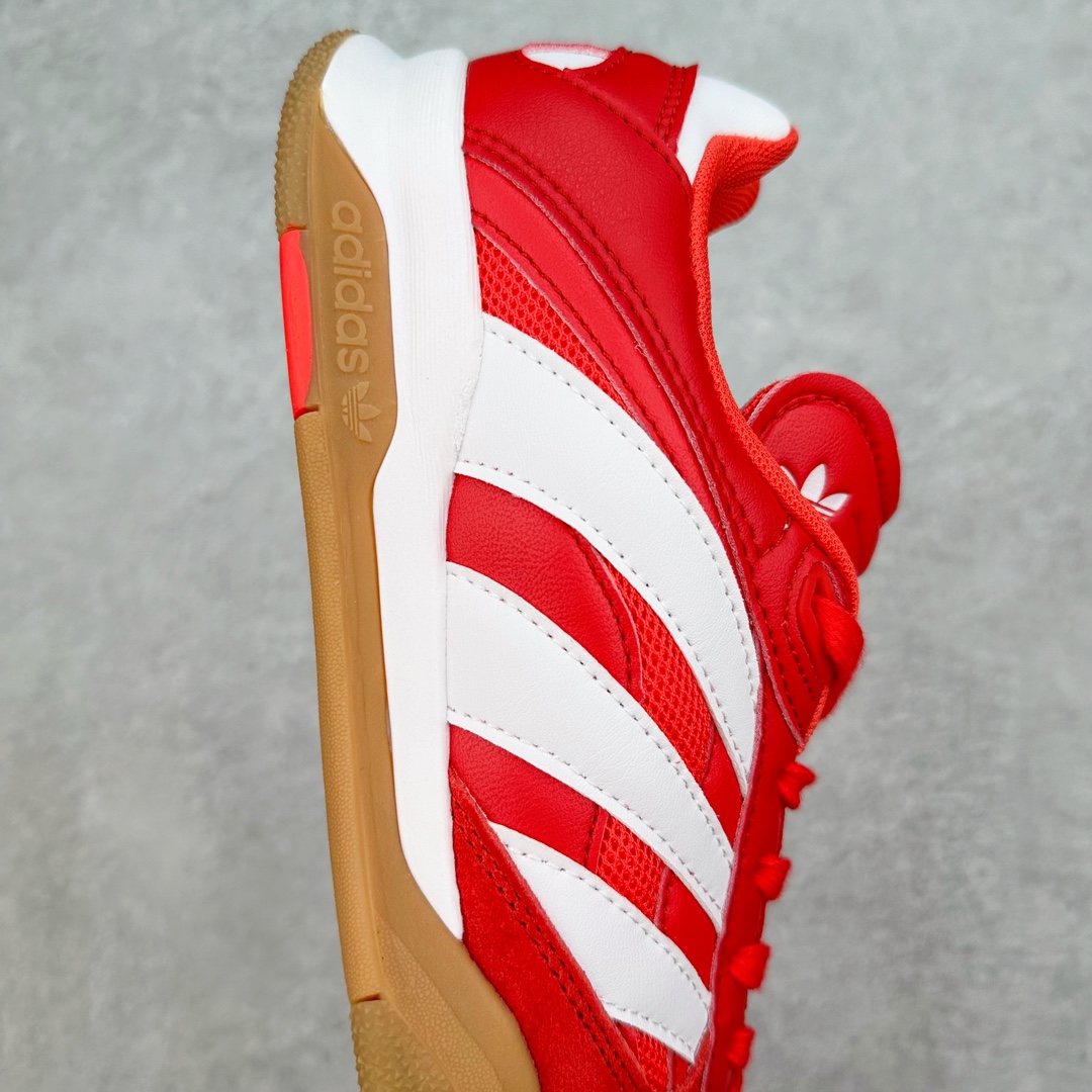 图片[6]-AD Predator Mundial 猎鹰世界杯系列德训足球风百搭低帮休闲运动鞋继充满怀旧气息的 Predator 24 获得巨大成功之后，adidas Originals 为我们带来了Predator Mundial——一款纯粹的生活方式单品，承载了 Copa Mundial 的历史和传统，结合了 Predator 的性能美学，并重新包装为街道。它最初有两种配色：经典的“Core Black/Cloud White/Crystal White”外观，其中还加入了红色来完成传统的 Predator 外观，以及,它淡化了颜色链接到 Predator，以获得更加生活方式主导的外观。 尺码：36 36⅔ 37⅓ 38 38⅔ 39⅓ 40 40⅔ 41⅓ 42 42⅔ 43⅓ 44 45-选品中心