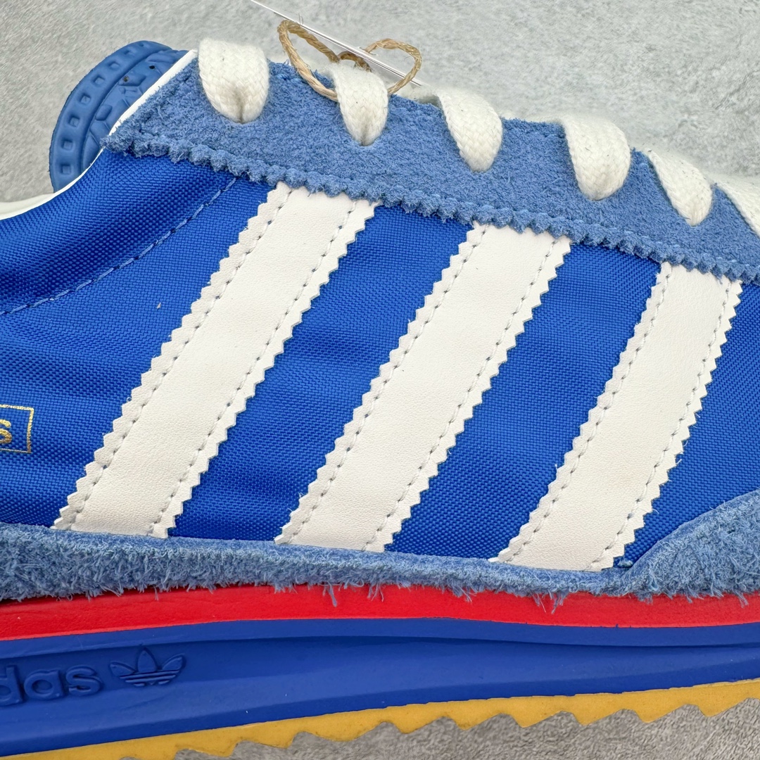 图片[14]-＃MF AD Wmns SL72 OG 系列德训足球风百搭低帮休闲运动板鞋 IG2132 Originals推出复古「T头鞋」造型的SL72鞋款复刻，有男女两款可选。男生款为SL72RS，鞋型挺立饱满，鞋底增加高度，采用麂皮与布面制作，符合复古氛围；女生款为SL72OGW，致敬经典款式，鞋身纤细，还原70年代设计，以绿色呈现，点缀金色细节。多款配色可选。「T 头鞋」这两年有多火大家见到了吧？明星、穿搭博主几乎人手一双，凭借复古味的外观，以及亲民的价格，同样成为了不少球鞋玩家日常上脚首选。近日 adidas Originals 将有「T 头鞋」造型的诞生于 1972 年的 SL72 鞋款复刻带回，各位买鞋又有新选择了。1972 年 SL72 问世后，引领了后来阿迪达斯的跑鞋发展方向，其中「SL」代表了 Super Light，彰显了产品轻便的特性。1972 年 SL72 问世后，引领了后来阿迪达斯的跑鞋发展方向，其中「SL」代表了 Super Light，彰显了产品轻便的特性。这次 adidas Originals 延续其轻质经典的基因，带来男女两款 SL72。男生款带来 SL72 RS 鞋型，RS 意为 Reshaped（重塑），鞋款在保留了经典的外观基础上，在尼龙材质里增加了填充物，使鞋型更加挺立和饱满，鞋头则更加圆润，鞋底的 EVA 材质则增加了鞋款的高度。女生款则带来 SL72 OG W 鞋型，OG 顾名思义则是致敬经典款式，相较于 RS（Reshaped）鞋款，鞋身更加纤细，其整体鞋身轮廓、线条、细节、材质上尊崇 70 年代 SL72 的设计，还原经典味道。尺码：36 36⅔ 37⅓ 38 38⅔ 39⅓ 40 40⅔ 41⅓ 42 42⅔ 43⅓ 44 44⅔ 45-选品中心