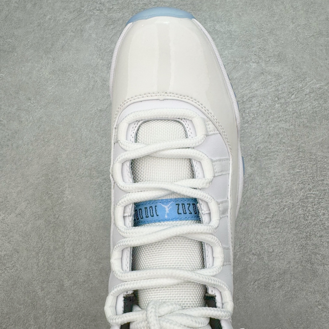 图片[4]-＃KZ神版 Jordan Air Jordan AJ11 \\\”Legend Blue\\\”高帮系列 复刻传奇蓝2024 CT8012-104 市场中端王者 耗时半年巨作 全套原纸板楦头开发 确保原汁原味 完美呈现11代版型 此版本只针对中端市场 皮料材质有所更替 其他数据细节工艺流程均保持一致绝不口嗨 细节品控鞋型随意秒杀市面3XX 原楦原档案数据开模打造 原厂中底拉帮钢印 原厂进口漆皮 防冻不开裂 原装鞋撑 水晶大底正确色度色泽 原楦原数据刺绣 原厂车缝走线及对位 毫厘不差 飞人logo采用原数据电脑刺绣 原装正品碳纤维真实碳板 增强抗扭 原内标 原盒标 正确官方原盒 防氧化水晶外底 原厂配套全掌solo气垫 进口港宝加持 后跟自然饱满 全鞋荧光划线卡点 追求极致完美 每一双都是工艺品 多重QC质检 超越公司货的品控标准 实实在在的免检产品 尺码：36 36.5 37.5 38 38.5 39 40 40.5 41 42 42.5 43 44 44.5 45 46 47.5-选品中心