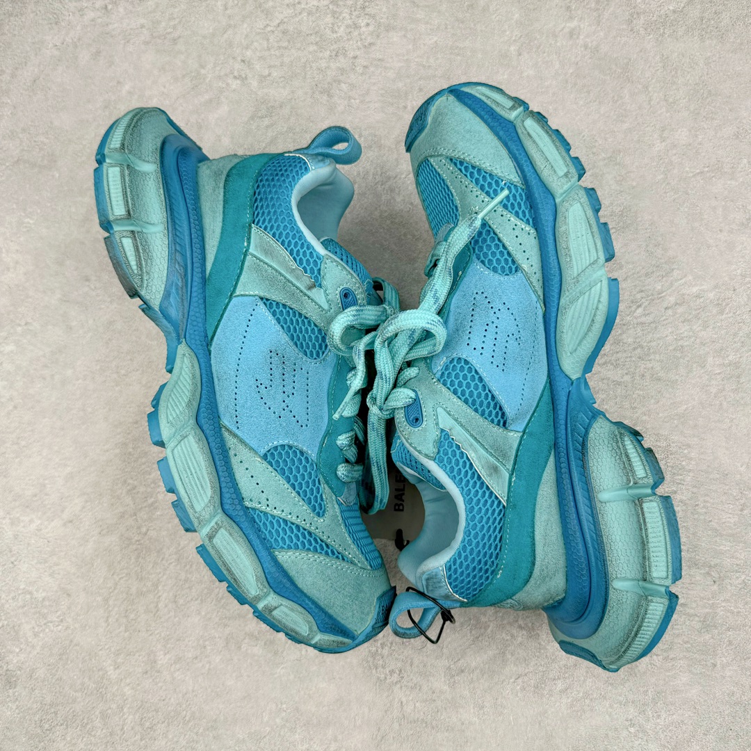 图片[3]-＃XA BALENCIAGA 3XL Sneakers 巴黎世家十代网布系带低帮走秀复古老爹鞋 全套原纸板楦头开发 最原汁原味的灵魂版型 全鞋荧光划线卡点 胶水把控整洁度追求极致完美 每一双都是工艺品 多重QC质检 超越公司货的品控标准 实实在在的免检产品 原盒原配 正确字体电绣 粗细、位置、大小正确 侧边TPU 透气孔匹配意产原版 正确分离大底 TPU软底 原版一致大底LOGO 立体感十足 原厂皮料水洗做旧 采购原厂网纱 不含皮革 网布材料和聚氨酯 磨损效果 鞋头边缘和后帮 Balenciaga 徽标 鞋面和后跟凸印尺码 鞋舌 3XL 橡胶品牌标识和反光细节 鞋帮拉袢和鞋舌拉祥 配反光细节 备用鞋带在鞋履前侧 可在穿着前取下 便于不同造型搭配 正常尺码 尺码：35 36 37 38 39 40 41 42 43 44 45 46-选品中心