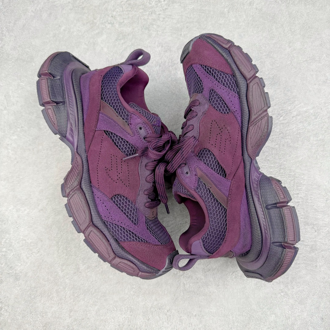 图片[3]-＃XA BALENCIAGA 3XL Sneakers 巴黎世家十代网布系带低帮走秀复古老爹鞋 全套原纸板楦头开发 最原汁原味的灵魂版型 全鞋荧光划线卡点 胶水把控整洁度追求极致完美 每一双都是工艺品 多重QC质检 超越公司货的品控标准 实实在在的免检产品 原盒原配 正确字体电绣 粗细、位置、大小正确 侧边TPU 透气孔匹配意产原版 正确分离大底 TPU软底 原版一致大底LOGO 立体感十足 原厂皮料水洗做旧 采购原厂网纱 不含皮革 网布材料和聚氨酯 磨损效果 鞋头边缘和后帮 Balenciaga 徽标 鞋面和后跟凸印尺码 鞋舌 3XL 橡胶品牌标识和反光细节 鞋帮拉袢和鞋舌拉祥 配反光细节 备用鞋带在鞋履前侧 可在穿着前取下 便于不同造型搭配 正常尺码 尺码：35 36 37 38 39 40 41 42 43 44 45 46-选品中心