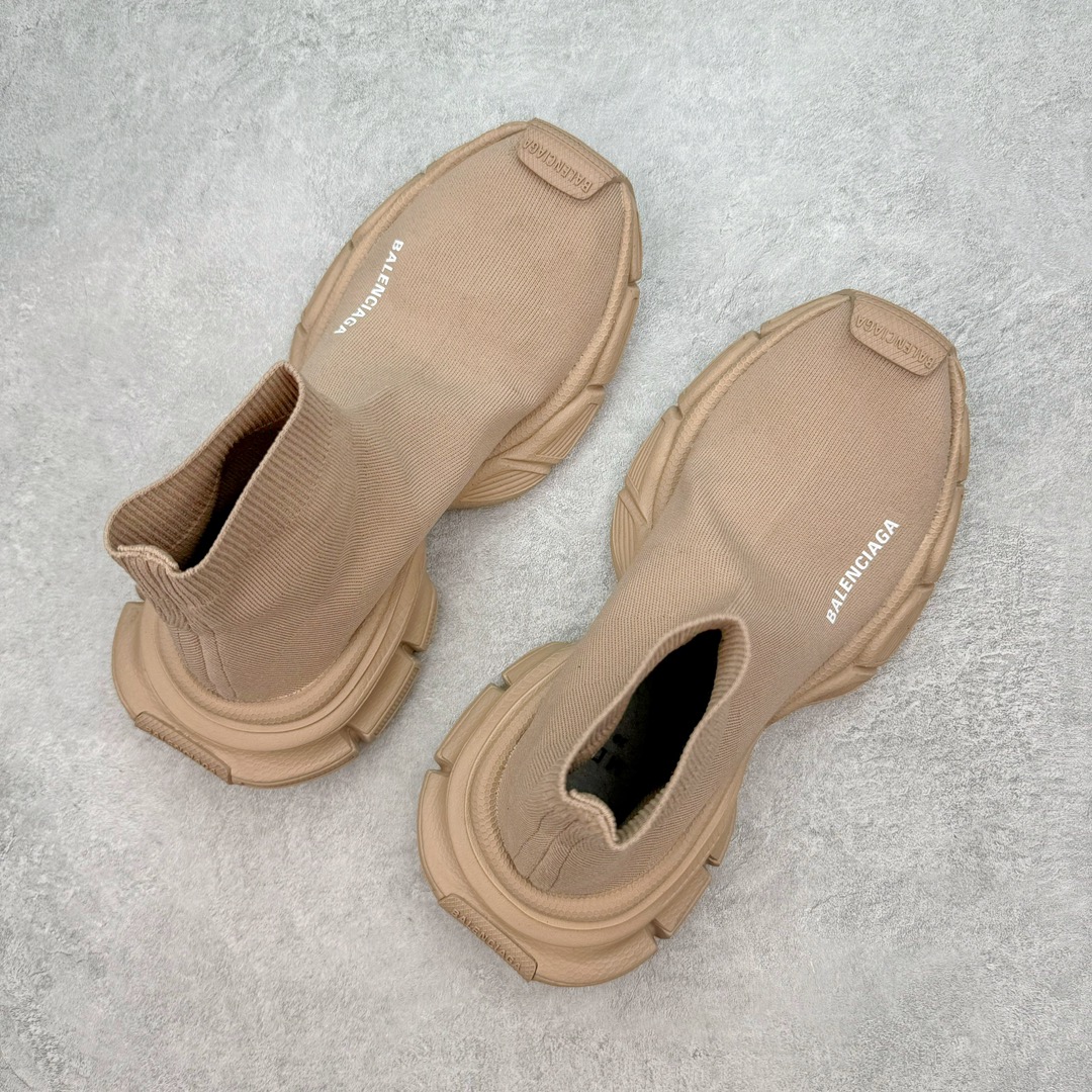 图片[3]-＃XA BALENCIAGA 3XL 巴黎世家袜子鞋复古休闲运动鞋 系列推出探索时尚界对于原创与挪用的概念 以全新系列致敬传承与经典 以标志性Balenciaga廓形和抽象大底 碰撞出诙谐又和谐的新创意 原版一比一做法 鞋面高密度飞织 独家组合大底 正品全套包装 尺码：35-46-选品中心