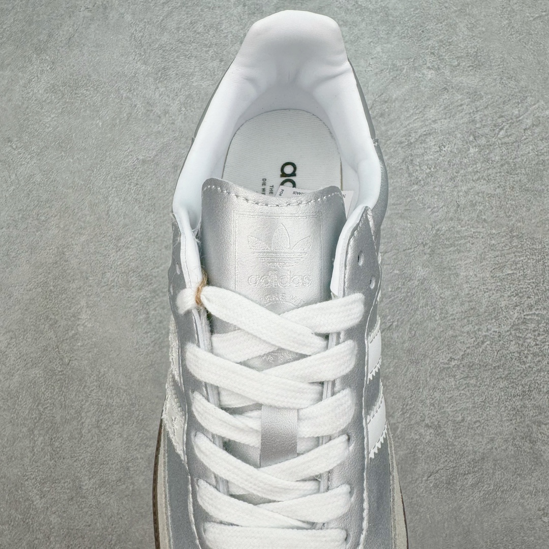 图片[5]-＃福利特价 AD Original Samba OG 复古经典轻便板鞋 B75806 这款桑巴鞋展示了高质量的工艺 带有装饰的超锁缝制和无缝的手感 柔软、柔软的皮革造型和标志性的3条纹完成了精致的外观 正规合身鞋带 鞋面上有绒面鞋垫 橡胶鞋底 享受正畸套筒软感 自50年代首次亮相以来就一直在赢得粉丝的青睐 尺码：36 36.5 37 38 38.5 39 40 40.5 41 42 42.5 43 44 44.5 45-选品中心