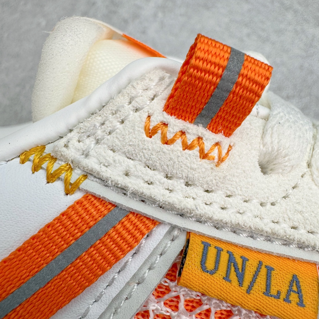 图片[19]-＃HK纯原 Union x NK Field General 82 SP 低帮复古联名篮球鞋 UN联名白橙 FQ9003-100 鞋身整体采用编织网眼为底 框架部分的麂皮材质营造出丰富的层次感 配色方面以深棕色为底色 搭配奶油色框架设计 Swoosh部分则以白色点缀 复古氛围拉满 Union标志性的UN/LA标签以及车线细节均得以保留 鞋舌部分也采用解构设计 并带有UNION字样 鞋身侧后方均带有粉色3M反光条设计 Swoosh采用镂空样式呈现 并带有稳定支持装置 鞋底则采用自带氧化效果的米白色Waffle外底呈现 进一步呼应复古氛围 侧面分别带有Union以及NK字样 尺码：36 36.5 37.5 38 38.5 39 40 40.5 41 42 42.5 43 44 45-选品中心