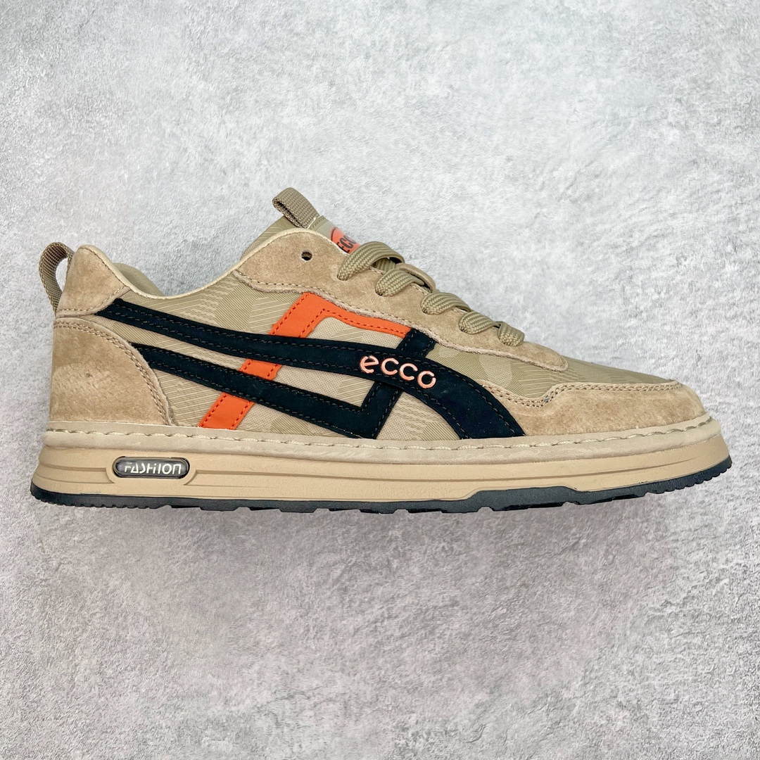 ECCO/爱步鞋 2024夏季新款 官方明星同款 小红书爆款 百搭休闲款 舒适透气沙滩鞋男士凉鞋 精选头层小牛皮 鞋面走线工整 清晰质感 采用ECCO家族工艺 高端时尚 简约大气 防滑舒适 耐磨 尺码:39-44-选品中心
