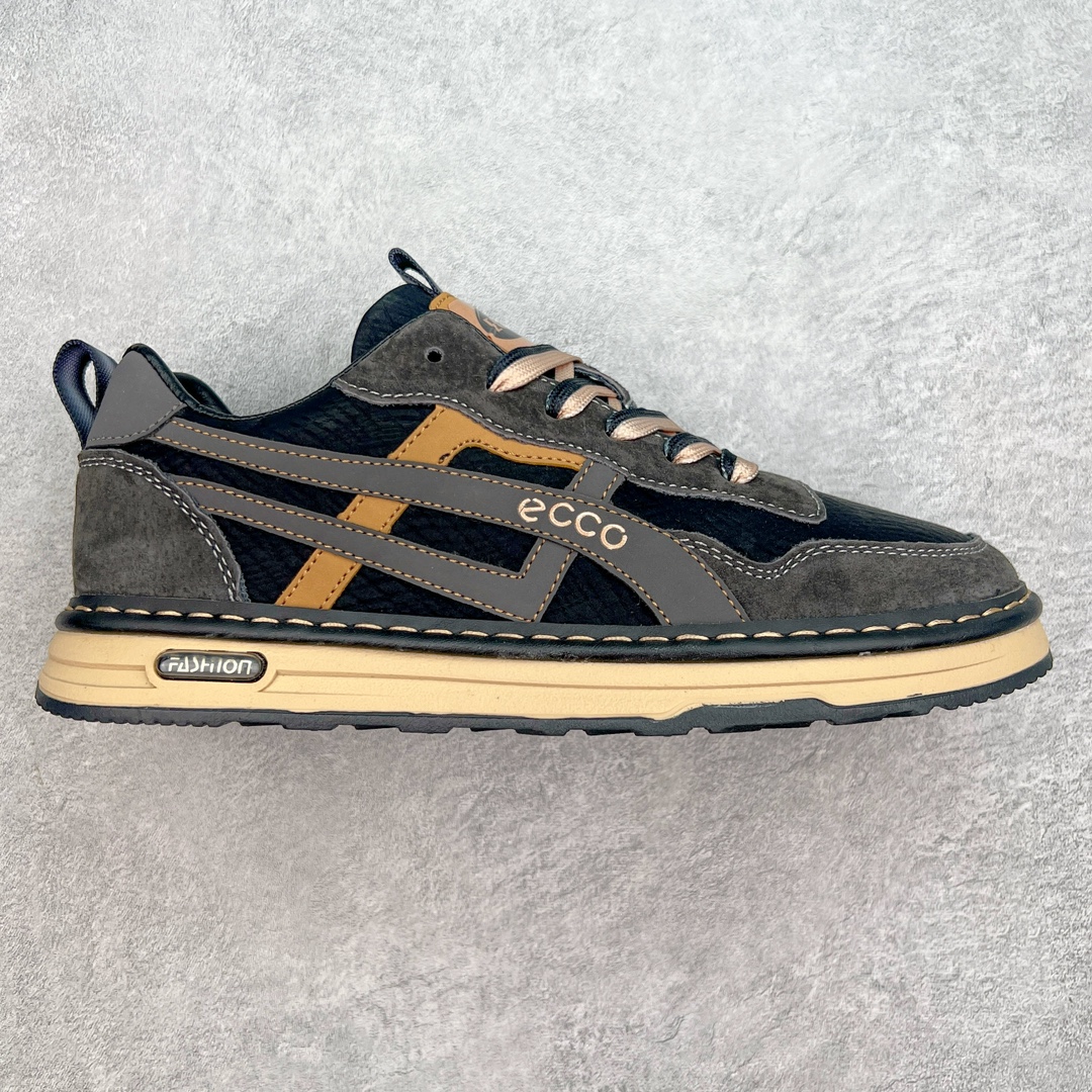 ECCO/爱步鞋 2024夏季新款 官方明星同款 小红书爆款 百搭休闲款 舒适透气沙滩鞋男士凉鞋 精选头层小牛皮 鞋面走线工整 清晰质感 采用ECCO家族工艺 高端时尚 简约大气 防滑舒适 耐磨 尺码：39-44-选品中心