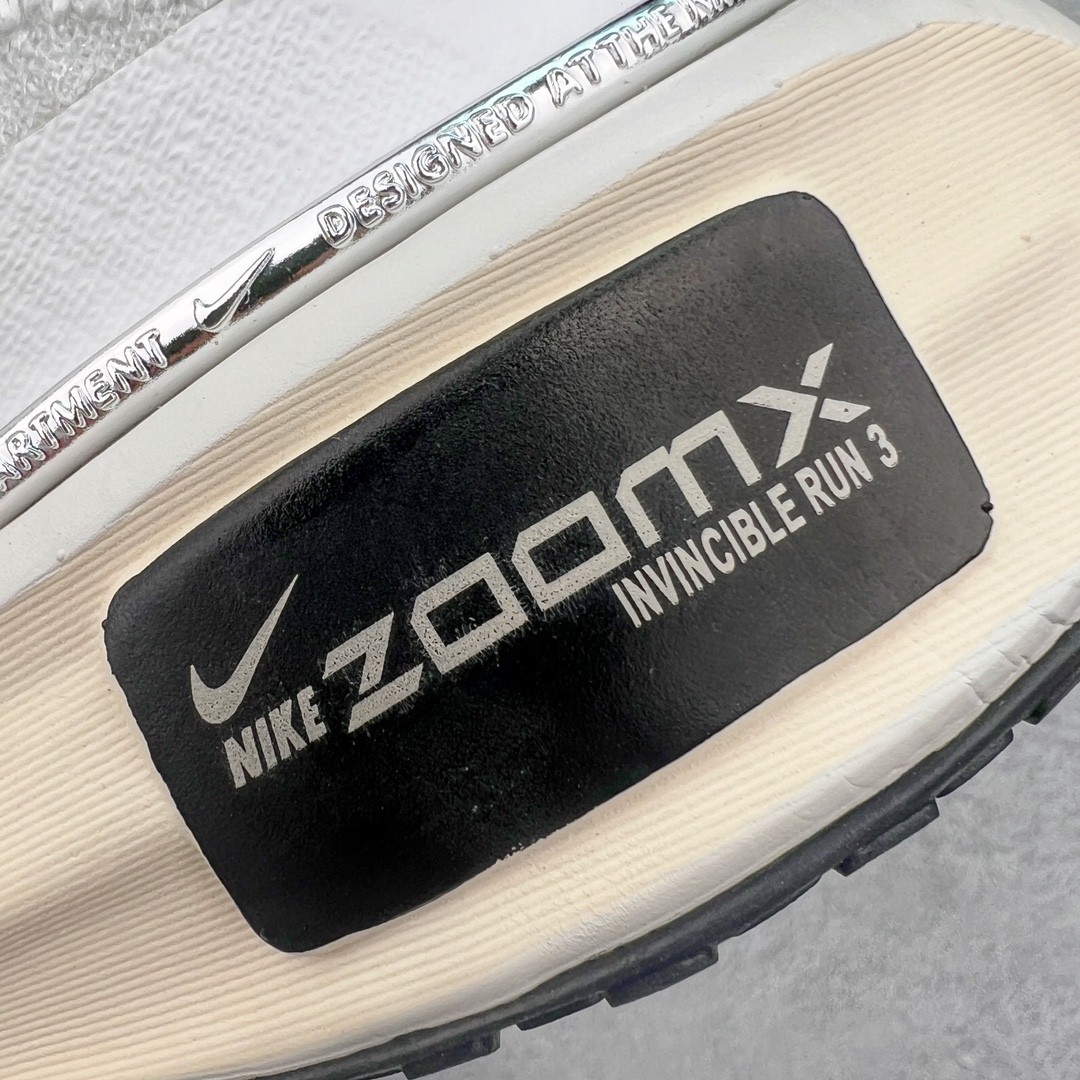 图片[13]-＃纯原 NK ZoomX Invincible Run Flyknit FK3 不可战胜3代系列轻量飞织低帮休闲运动慢跑鞋 DR2660-102 此鞋专为短跑运动员而生 是为 5 至 10 公里距离的赛事和训练打造 整体设计采用流线型的轻质工程网眼材质构成鞋面 并与其他 Running 旗舰鞋款同样搭载全脚掌 ZoomX 缓冲中底 搭配 Pebax 物料与橡胶外底 ZoomX StreakFly 首发配色以Prototype呈现 其灵感是来自开发期间的磨损测试 透过编号的标记与内侧的预期跑步距离突出研发过程 尺码：36 36.5 37.5 38 38.5 39 40 40.5 41 42 42.5 43 44 44.5 45-选品中心