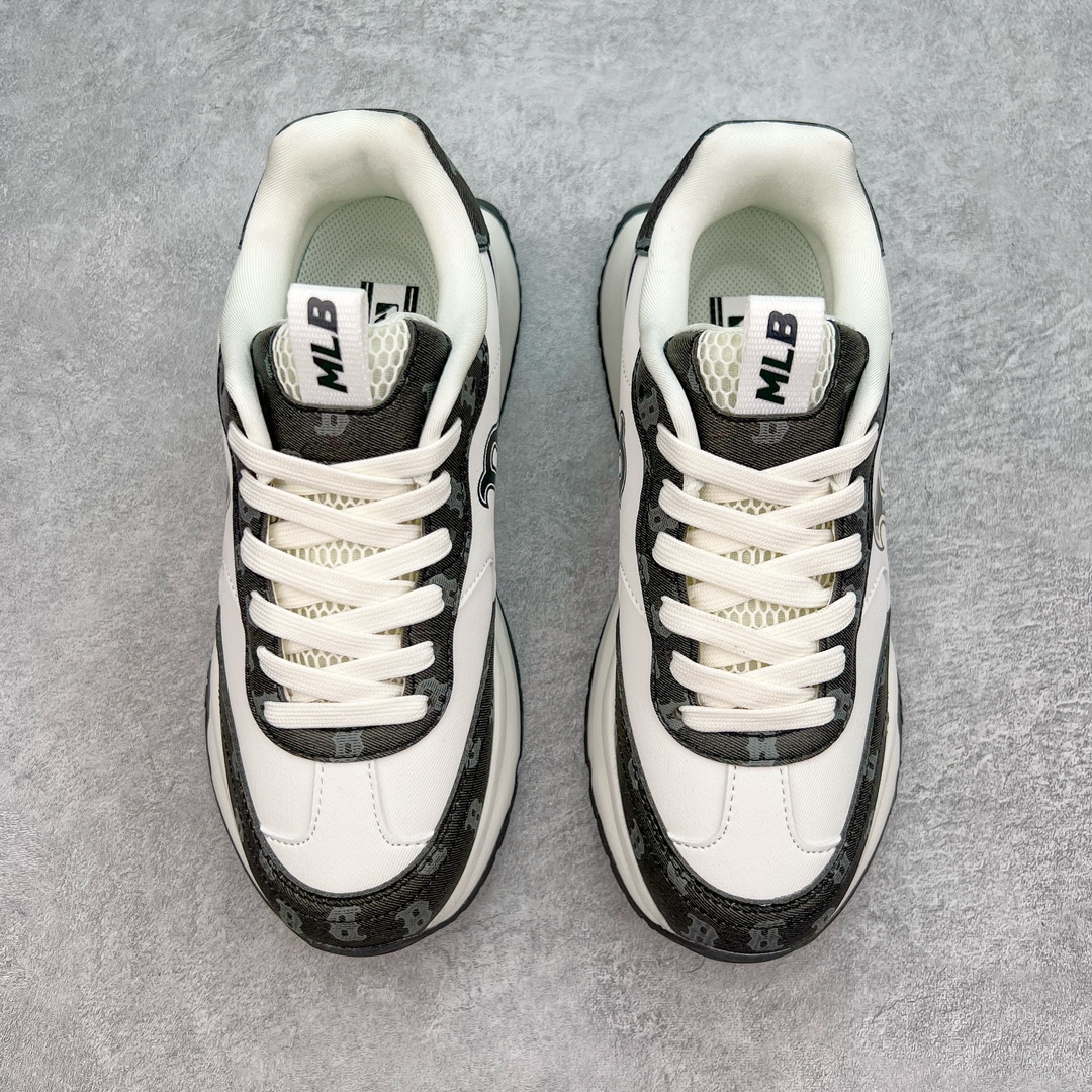图片[2]-＃PB过验版 MLB Chunky Runner 2024S 复古印花老爹鞋系列低帮轻量增高厚底百搭休闲运动慢跑鞋 Korea韩国联名NY美国榄球纽约洋基队限定 目前可过轻松秒过各类鉴定 能操作的私聊 韩国代购专供 左脚内置NFC感应 区别市面贴纸假芯片 MLB专用菱形双针中底布 重点细节中底布带注胶孔 原厂NFC感应吊牌 支持鉴定 一个两位数 原盒原标 全套原楦原纸板原厂数据开发 中韩文保养标贴 绿色防霉片 平台代购专供 独家一比一RB+MD组合大底 高频后跟小人Logo精准对位立体饱满 正确网布加超迁鞋面 转印中底走线紧密 转印Logo工艺表层防刮不掉色 尺码：35 36 36.5 37.5 38 38.5 39 40 40.5 41 42 42.5 43 44 44.5 45-选品中心